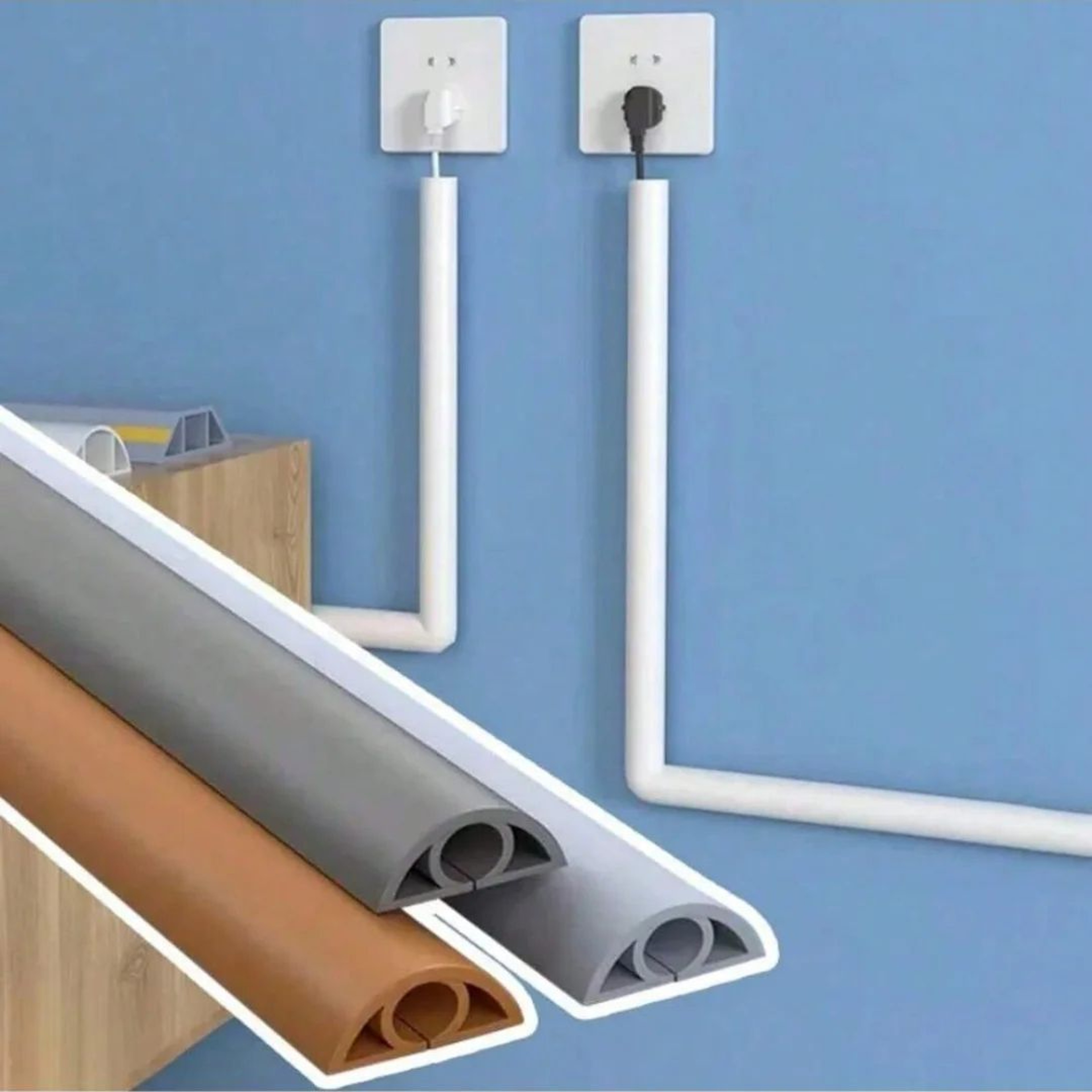 Self Adhesive PVC Floor Cable Cover 4