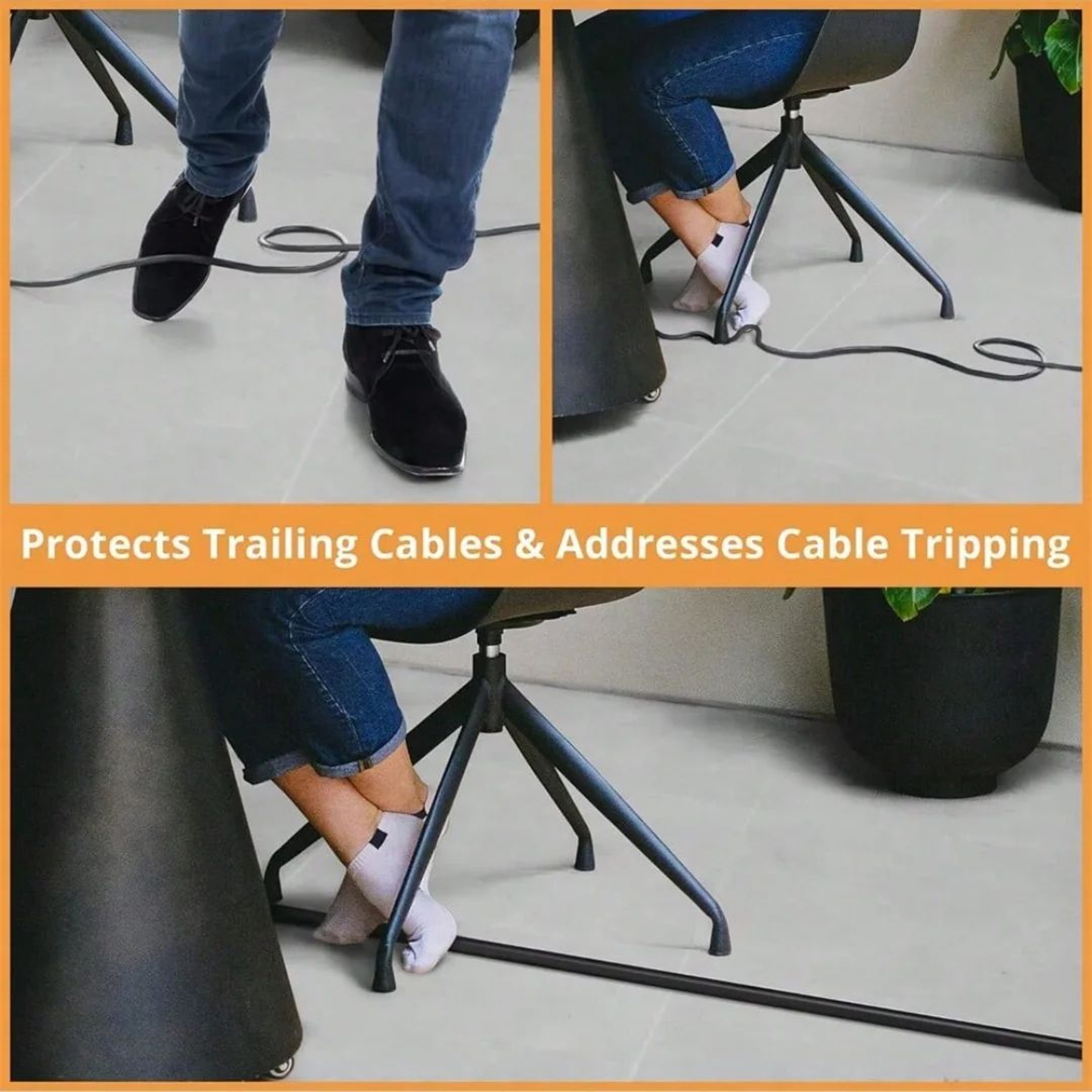 Self Adhesive PVC Floor Cable Cover 5