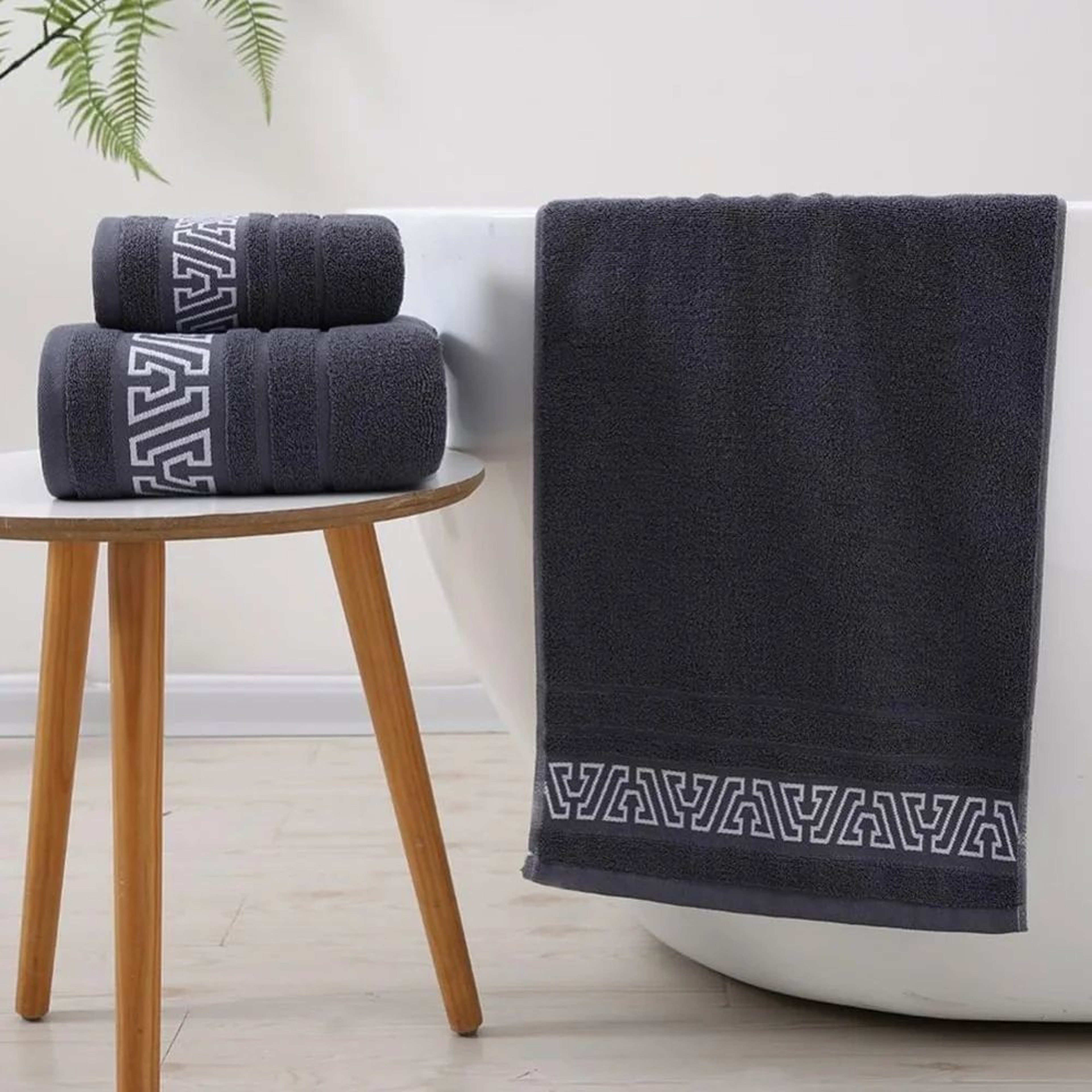 Pure Cotton Thick Absorbent Bath Towel 3