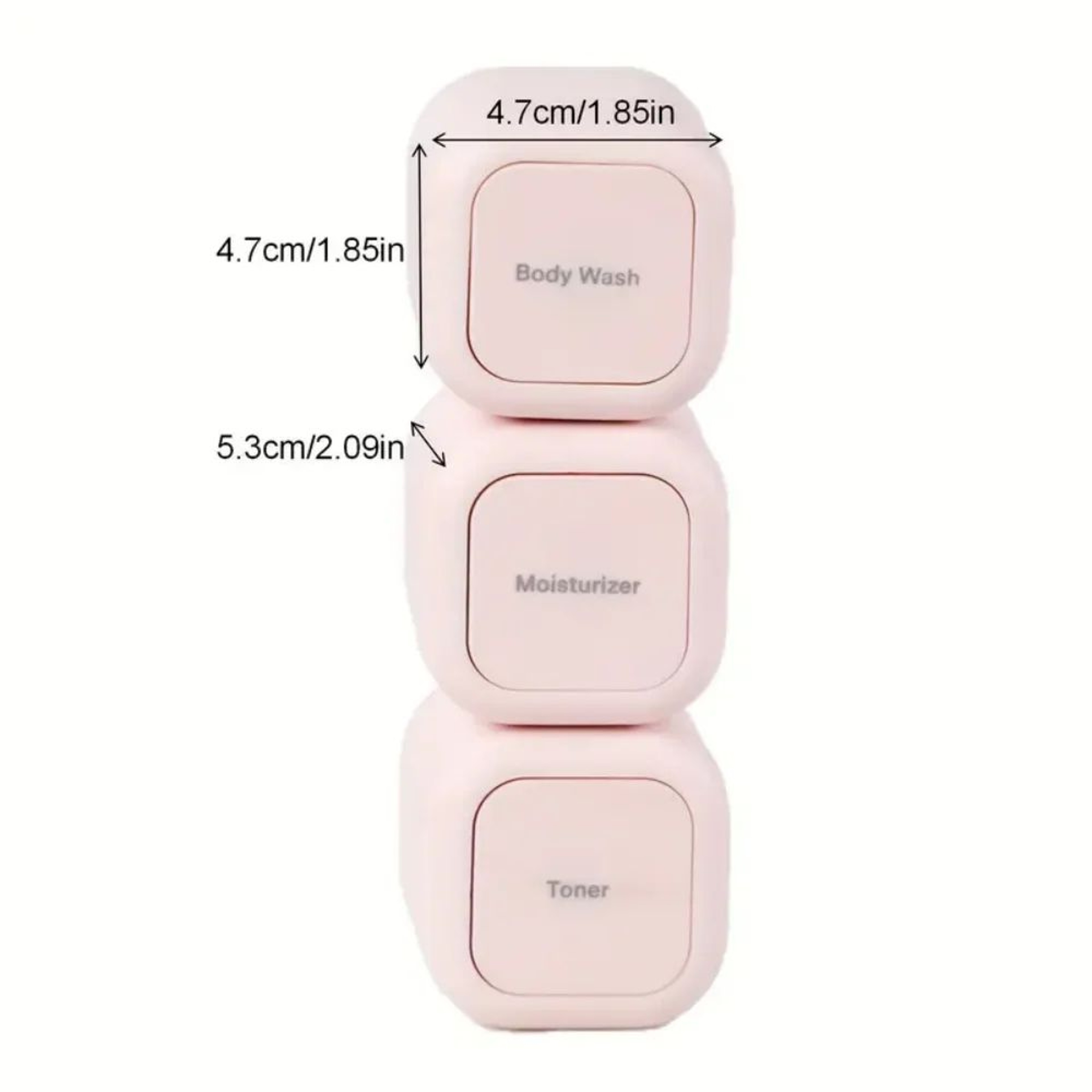 Magnetic Travel Toiletry Container Set 1