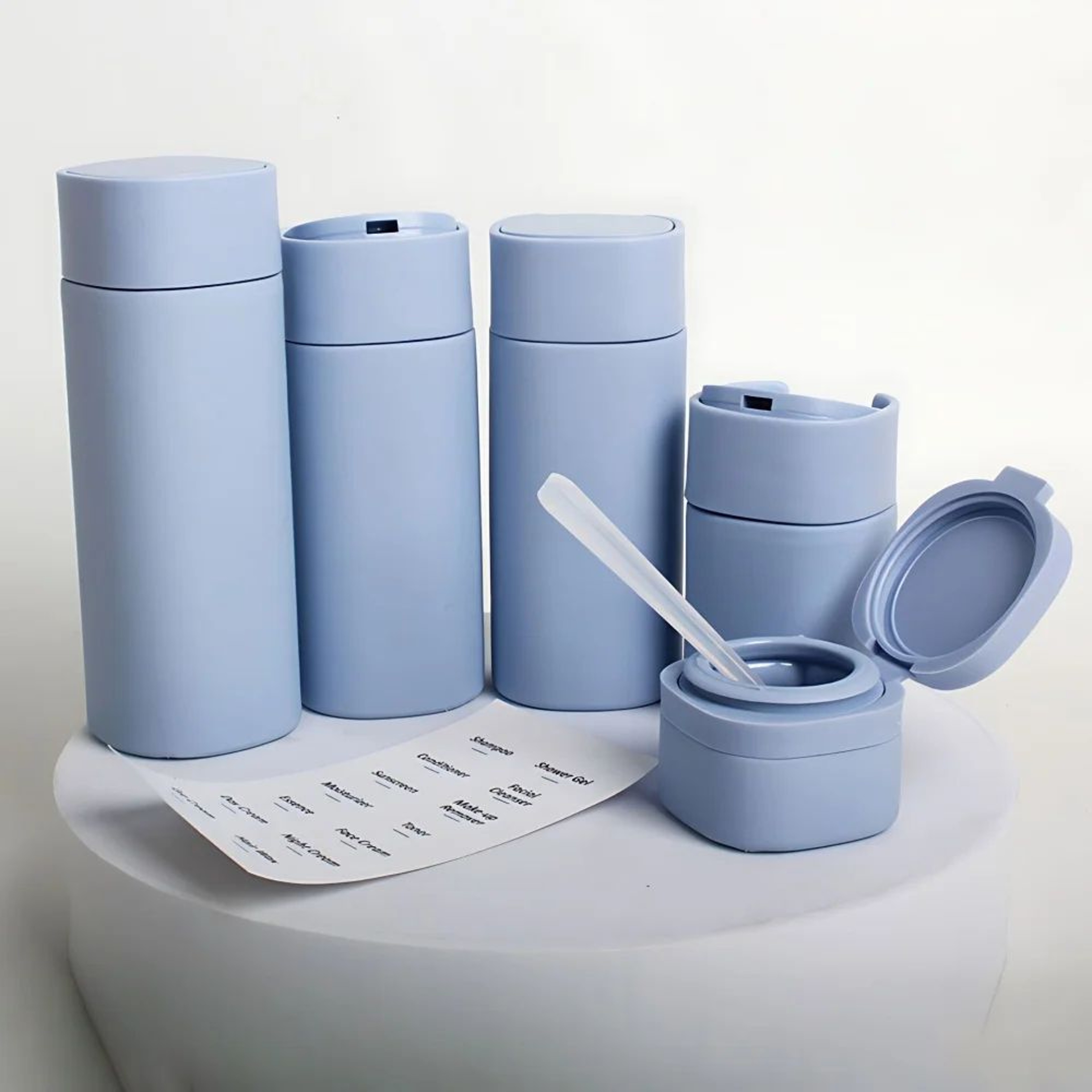 5 Piece Travel Toiletry Bottle Set 6