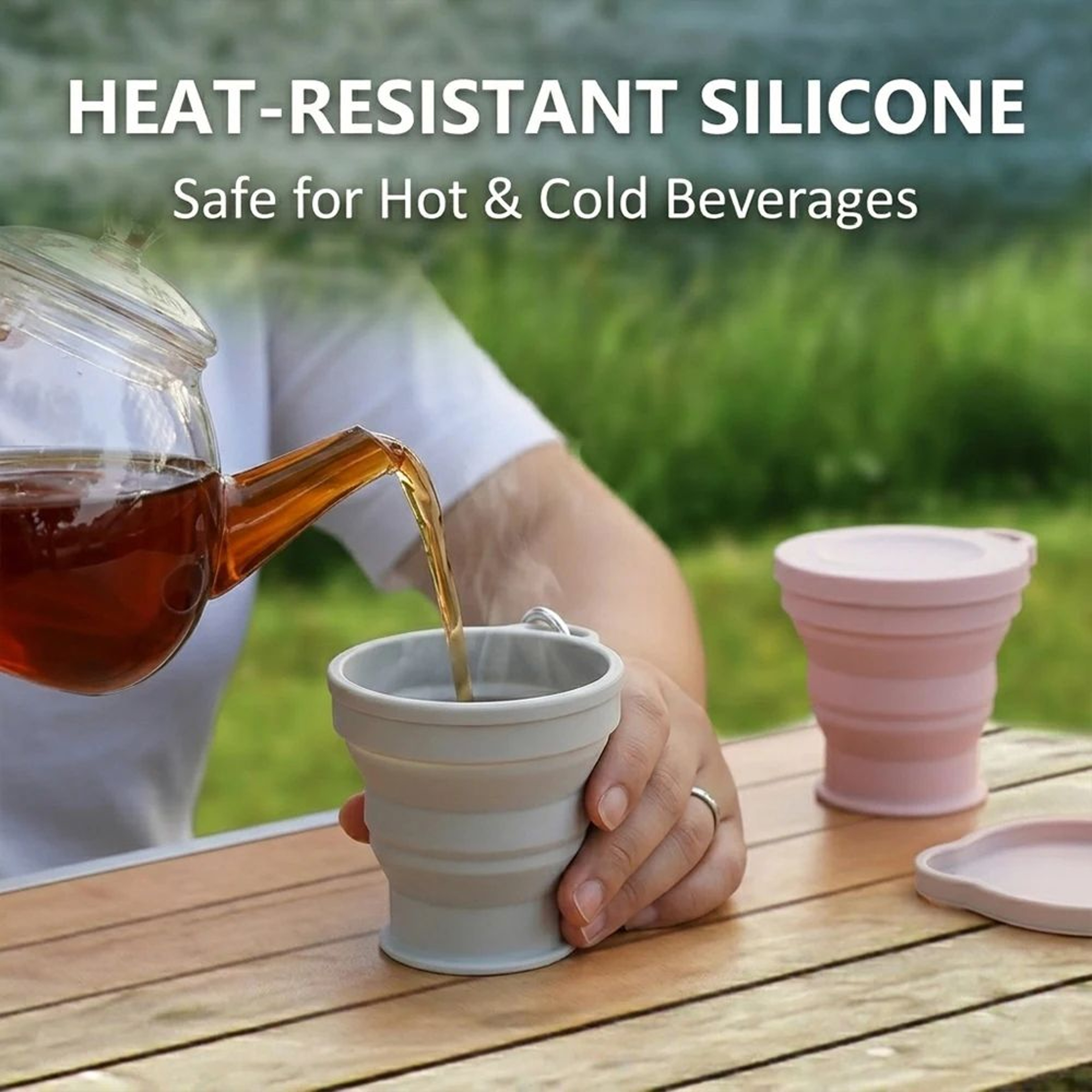 350ml Collapsible Silicone Travel Cup 3