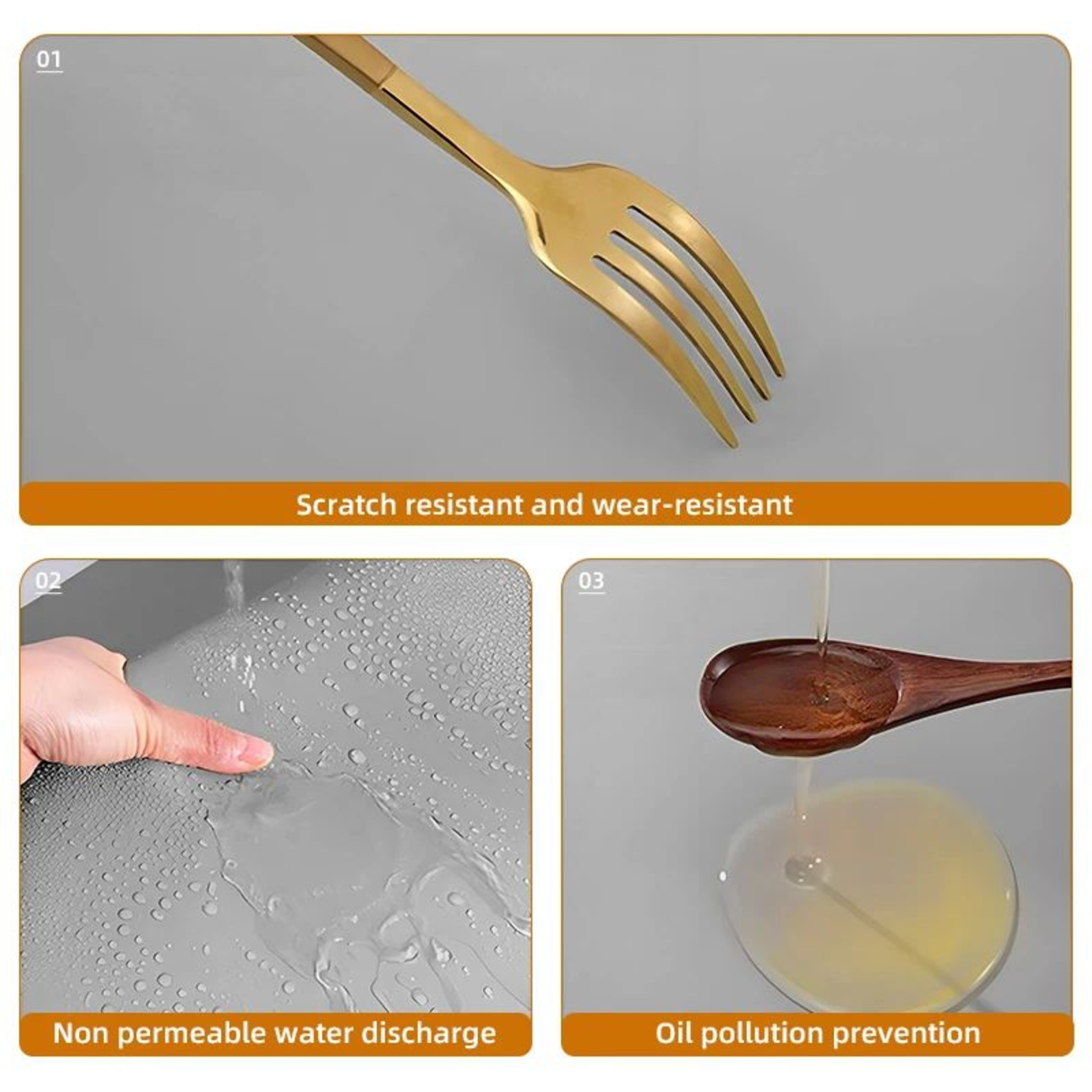 Extra Large Silicone Countertop Protector Mat 4