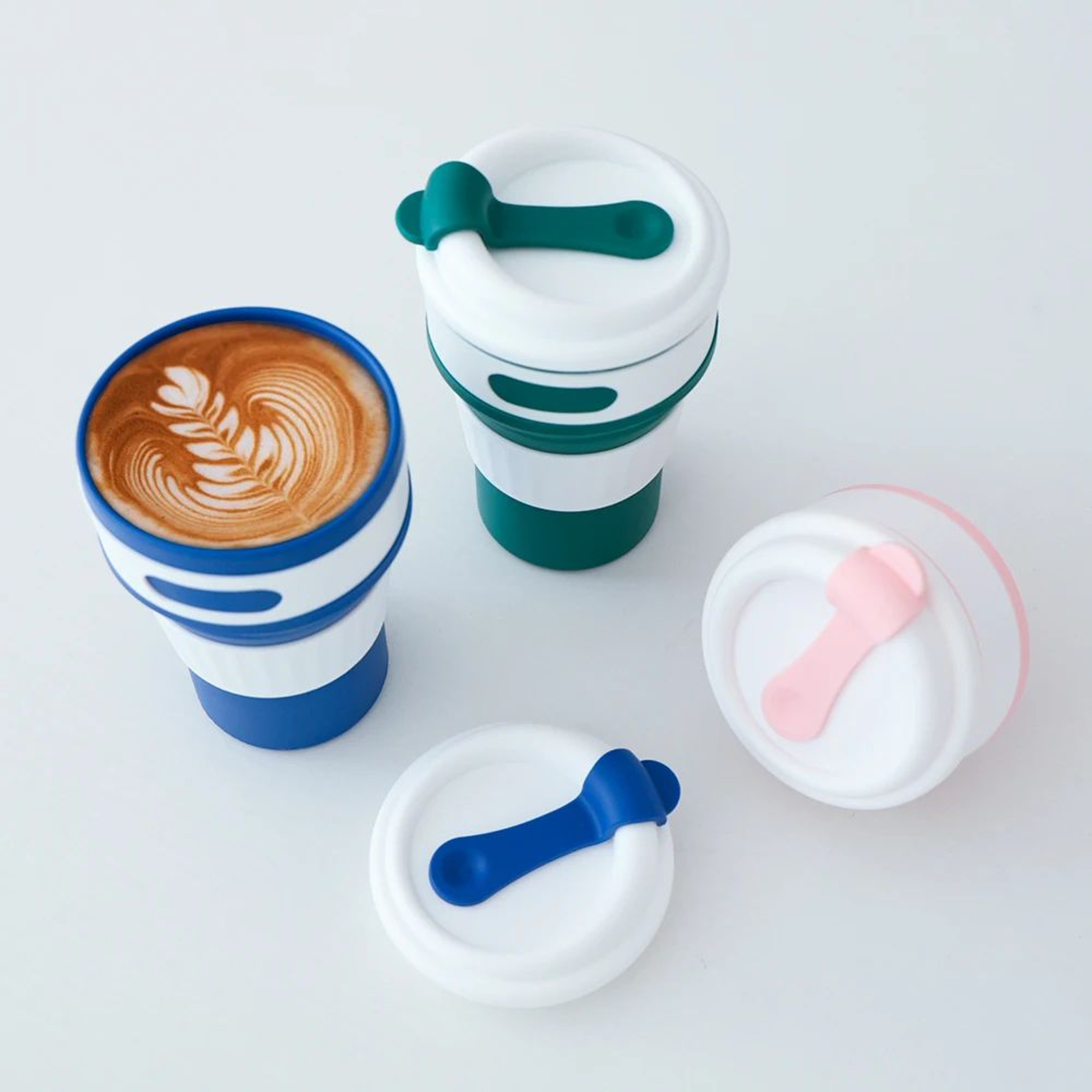 350ml Silicone Folding Travel Cup 2