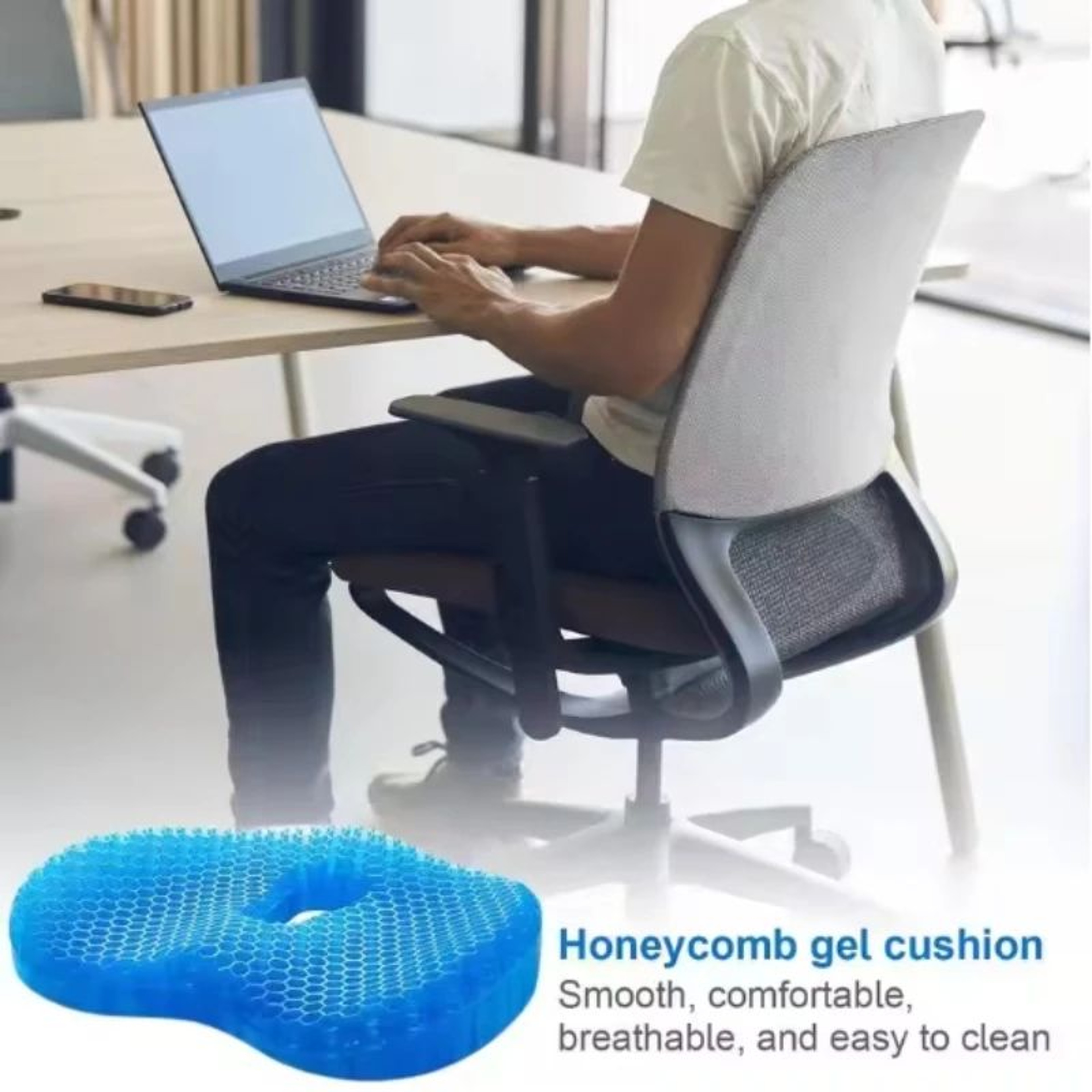 Thickened U Shape Gel Seat Cushion 3