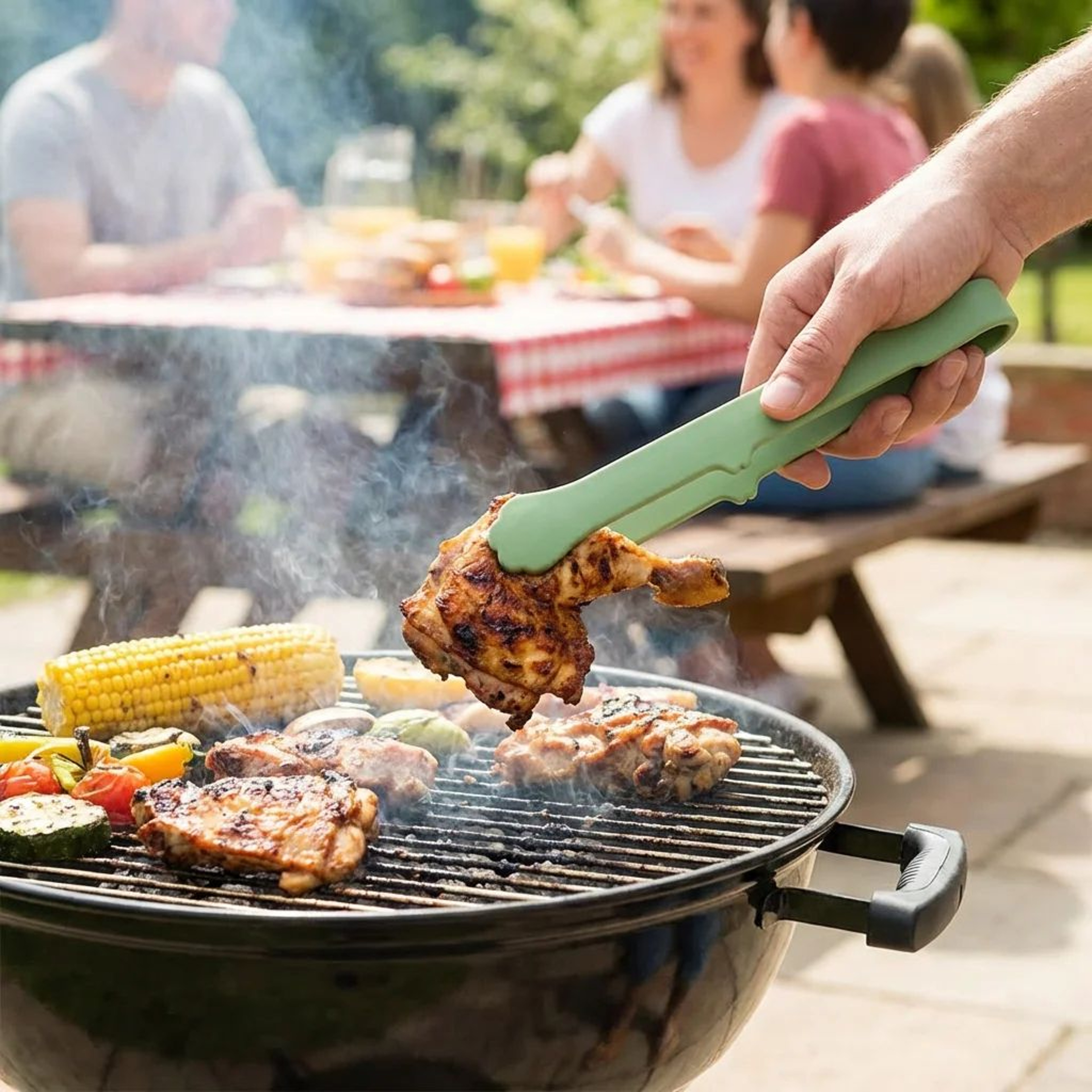 Heat Resistant Silicone Kitchen Tongs 4
