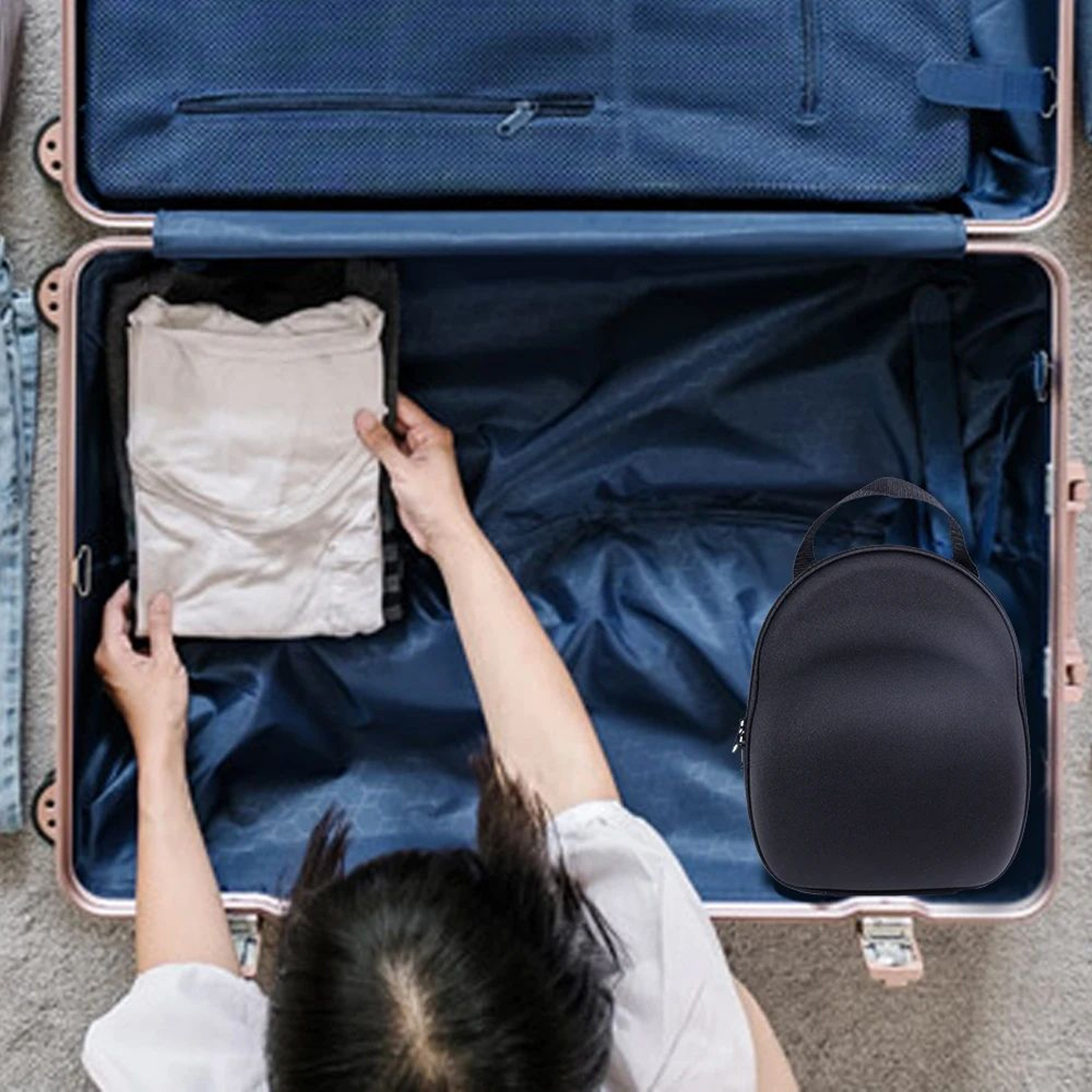 Hard Shell Baseball Cap Travel Case 4