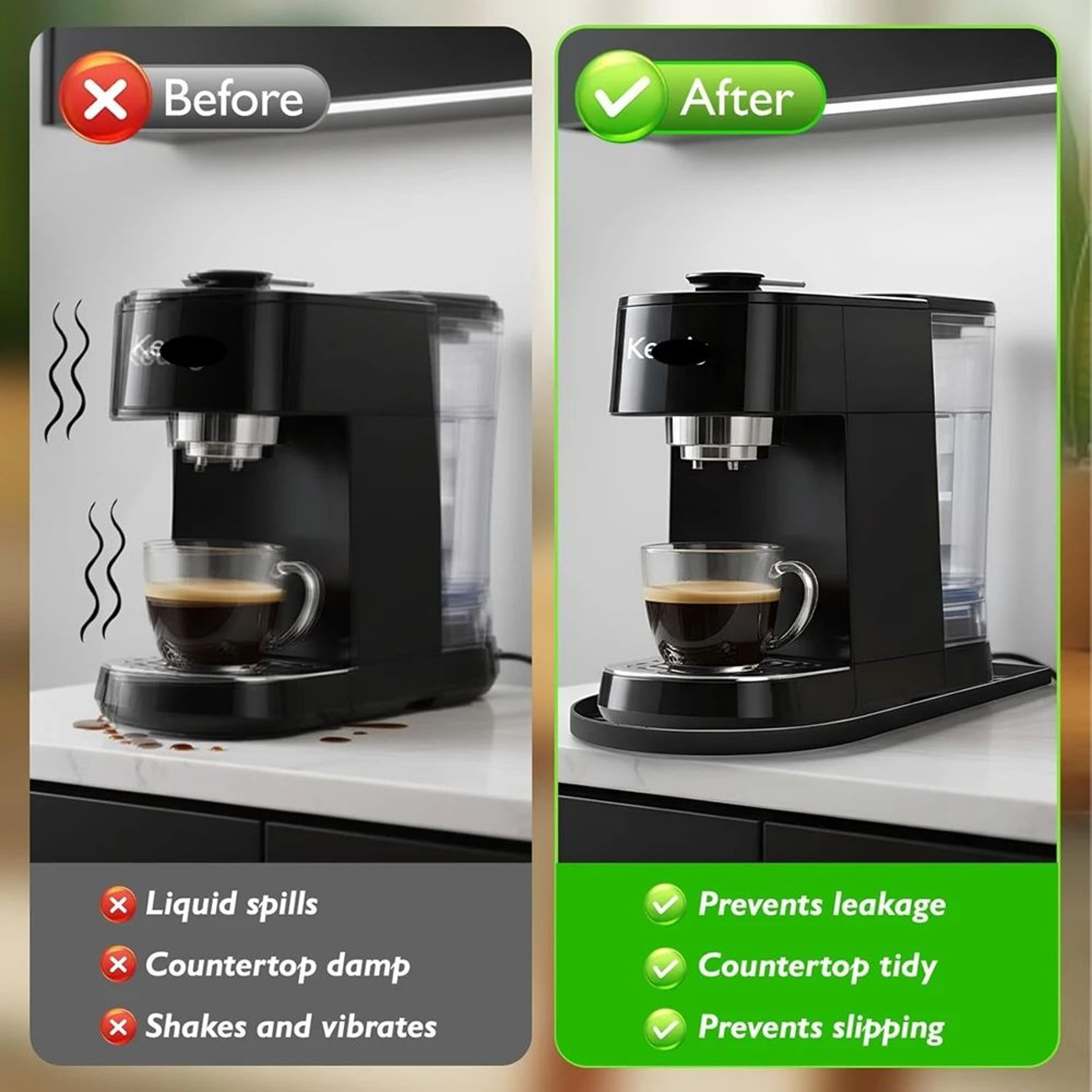 Silicone Coffee Machine Spill Mat 1