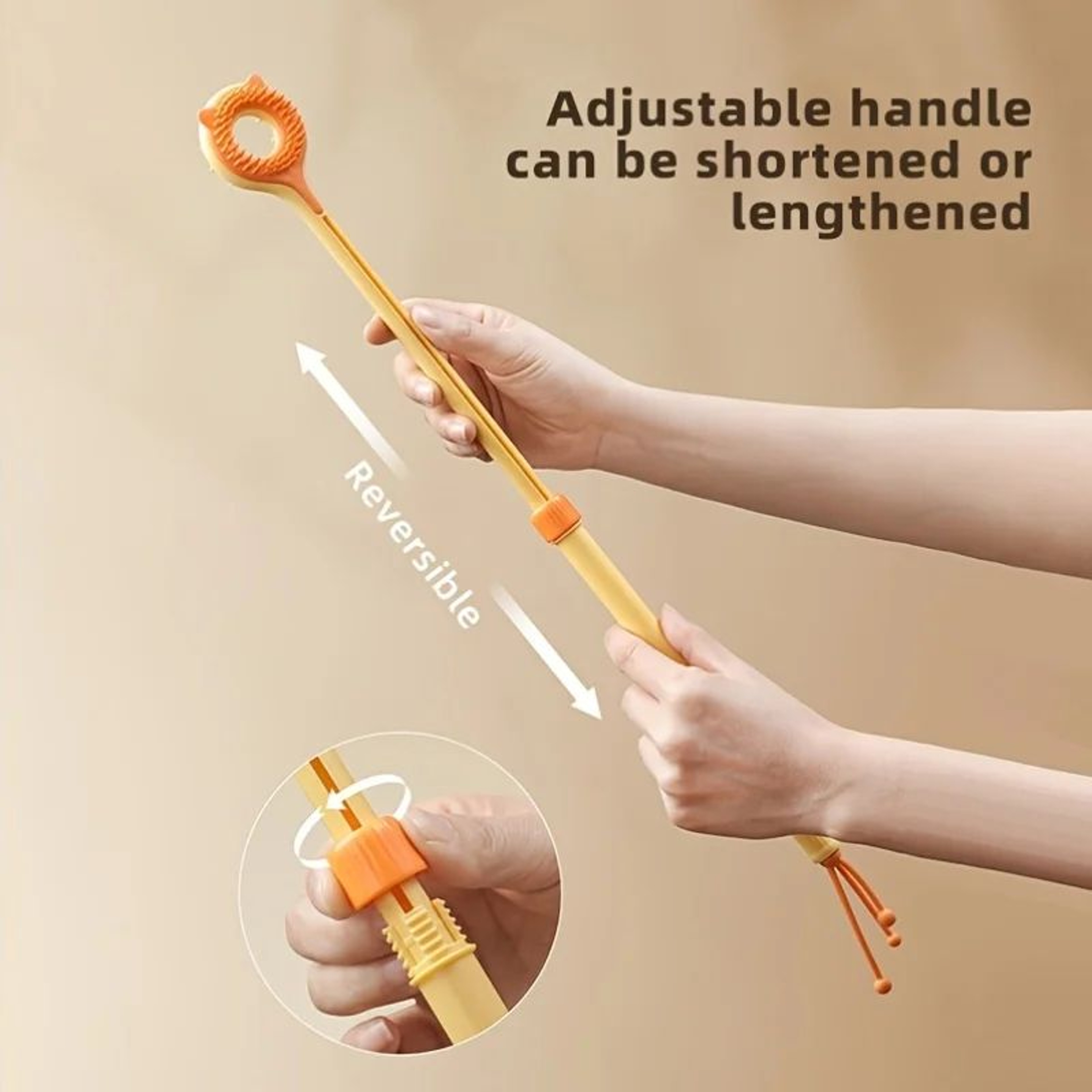 2 In 1 Telescopic Cat Massage Wand 1