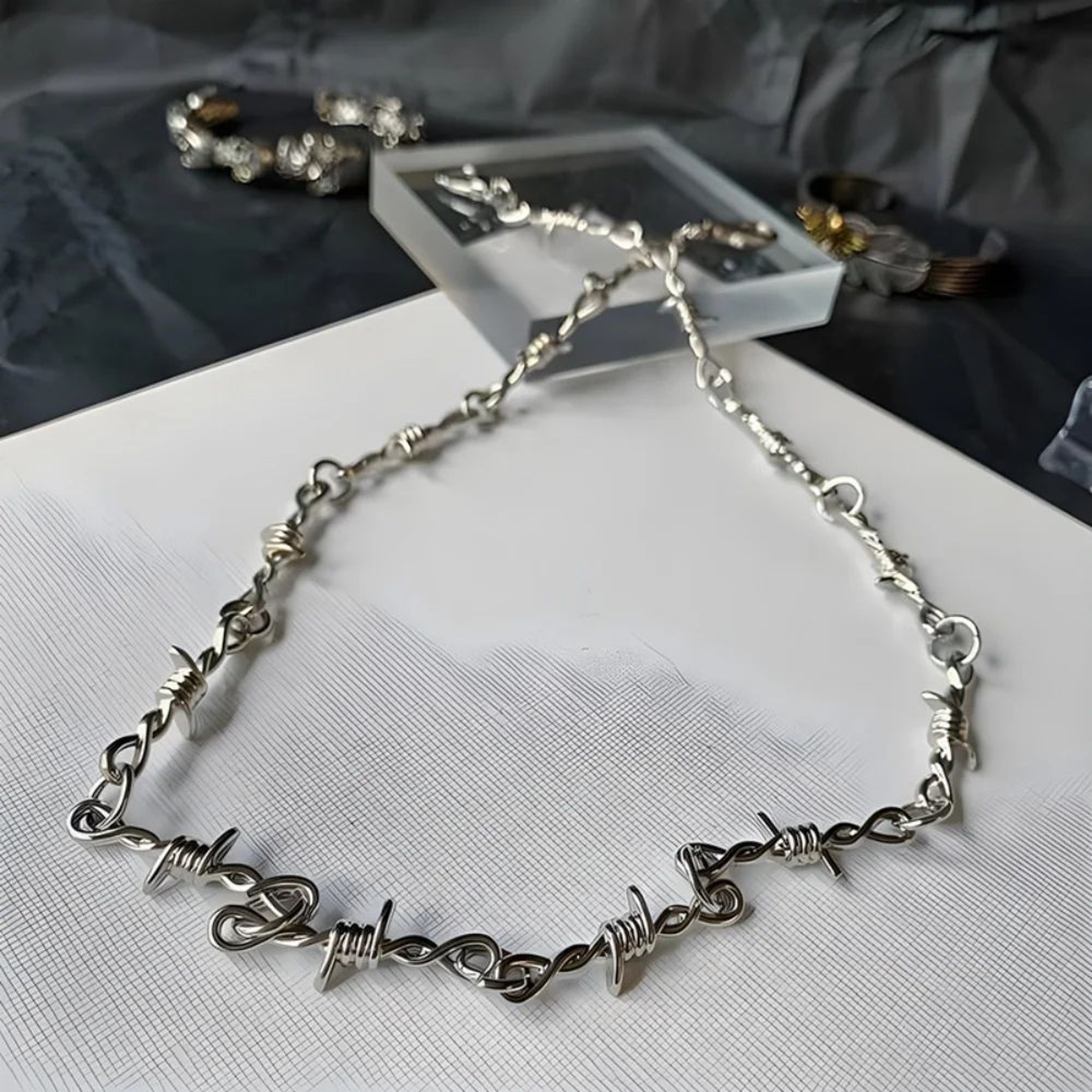 Barbed Wire Punk Pants Chain 4