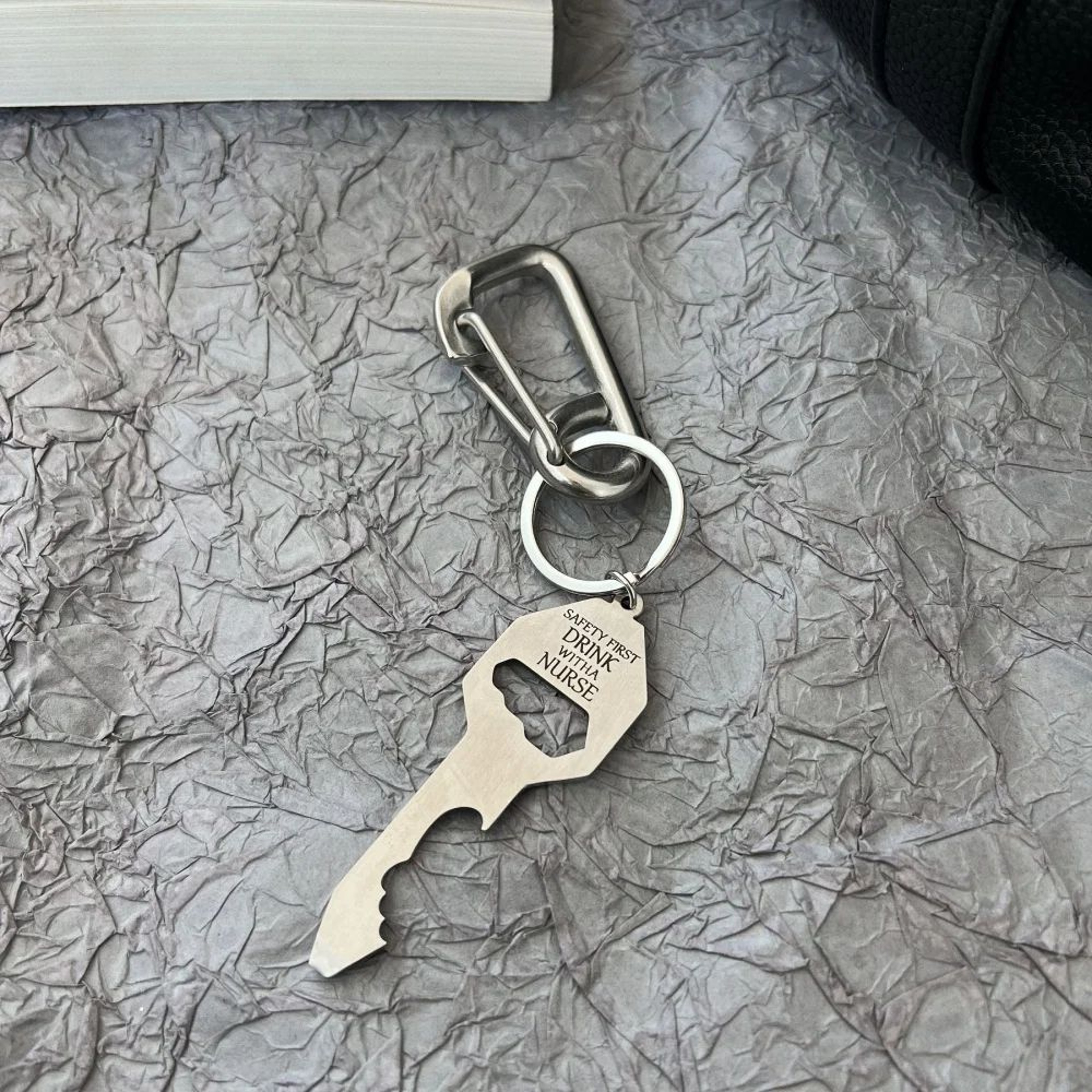 8 Ball Dice Bottle Opener Keychain 4
