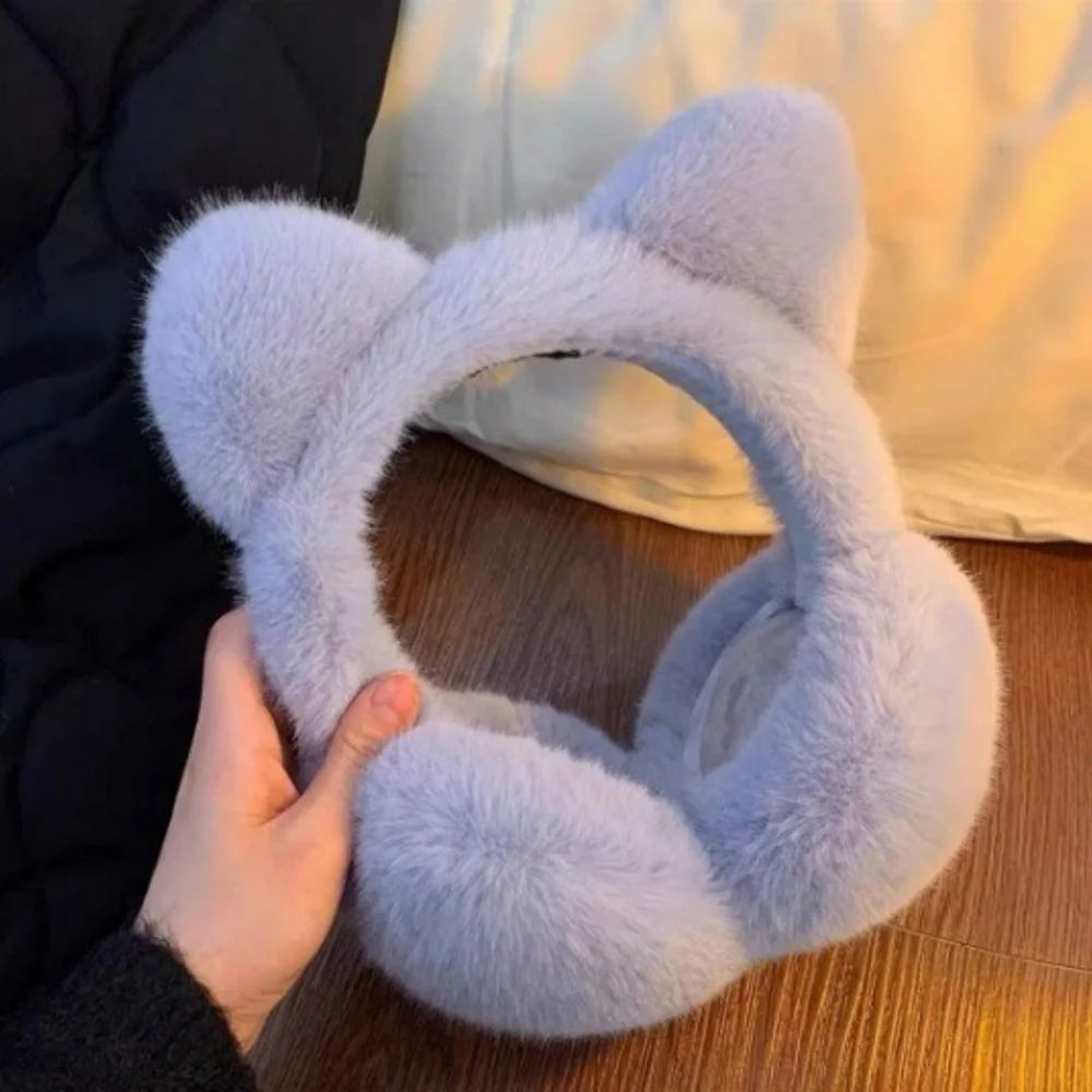 Cute Cat Plush Winter Earmuffs 7