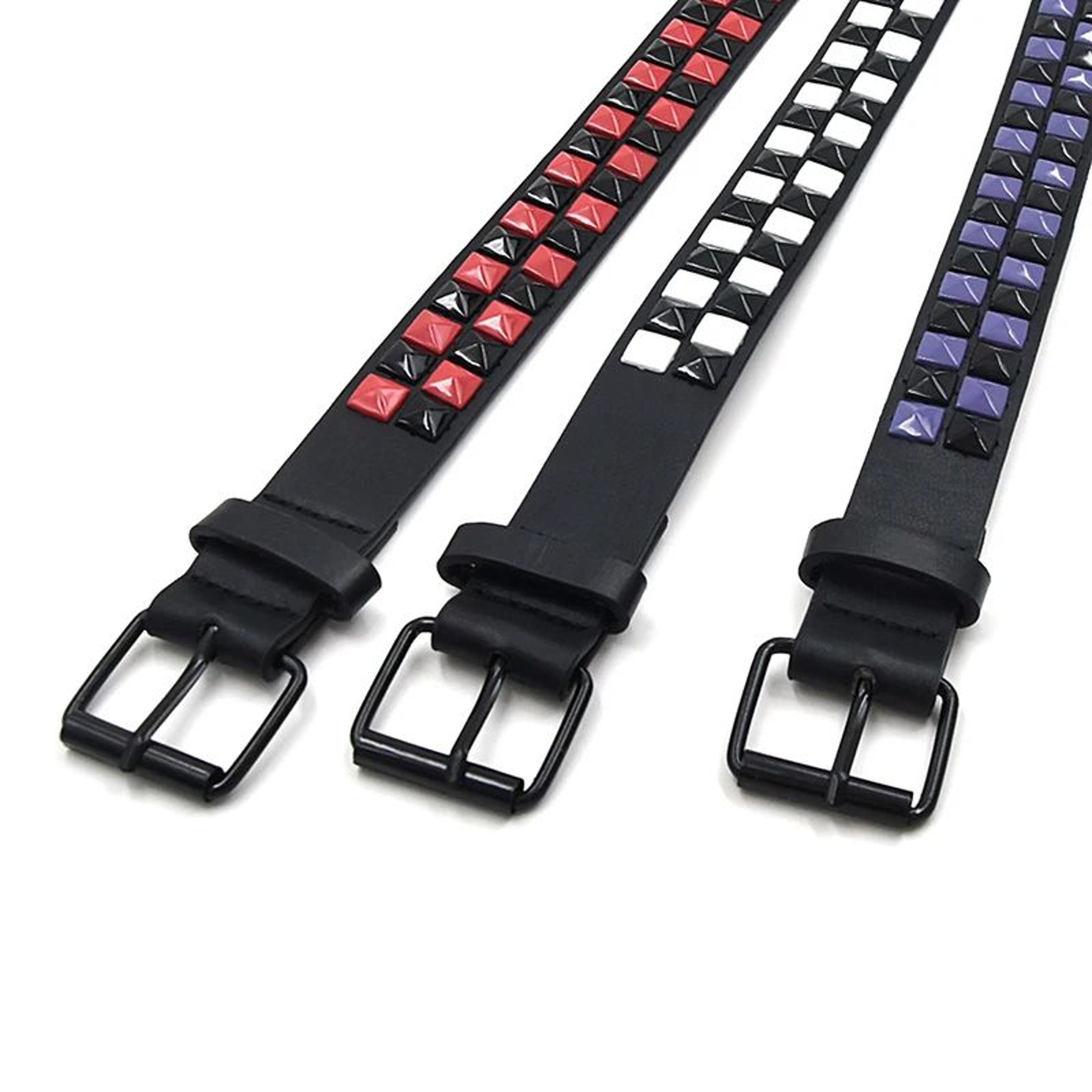Purple Rivet Punk Y2K Belt 4