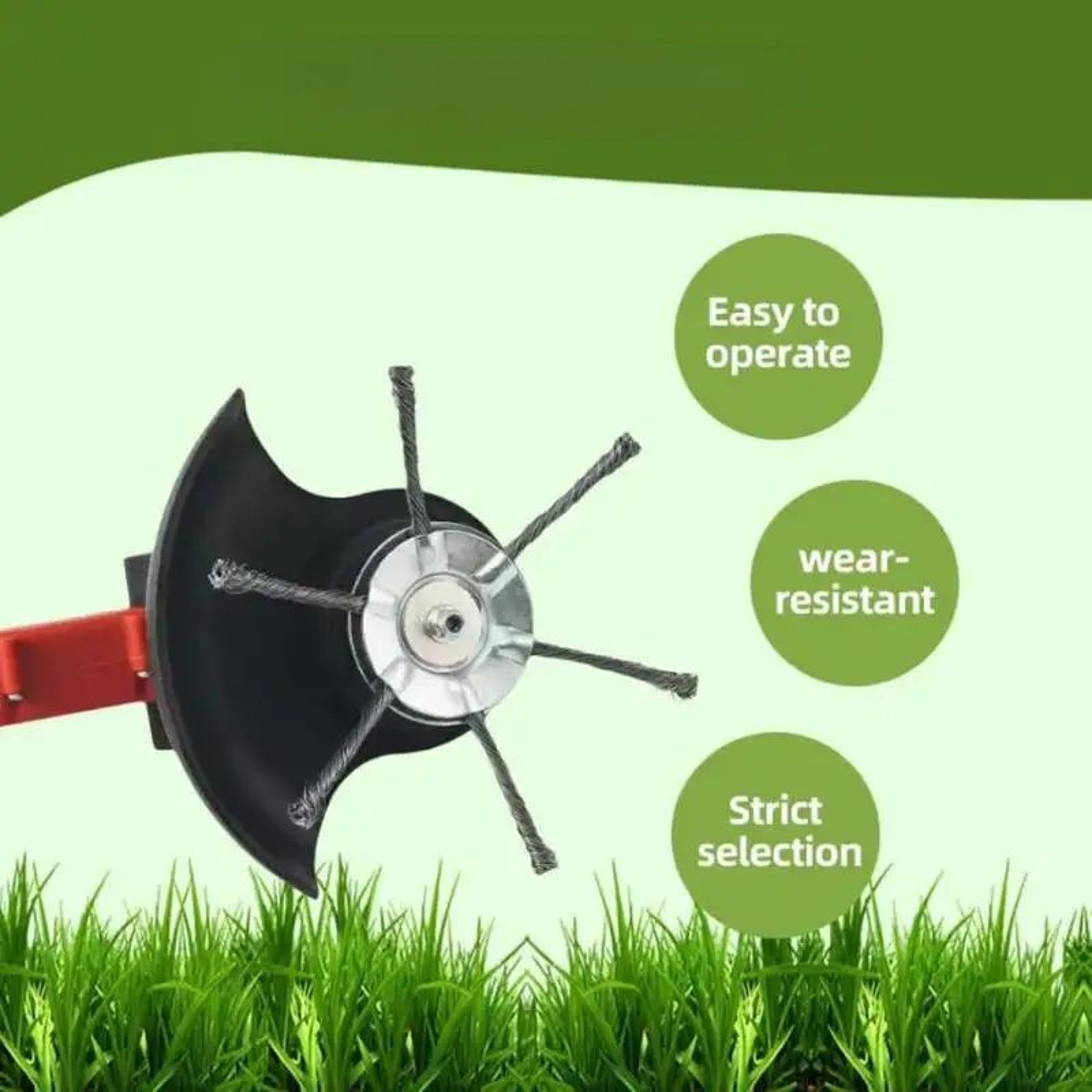 Steel Wire Weed Trimmer Wheel 4