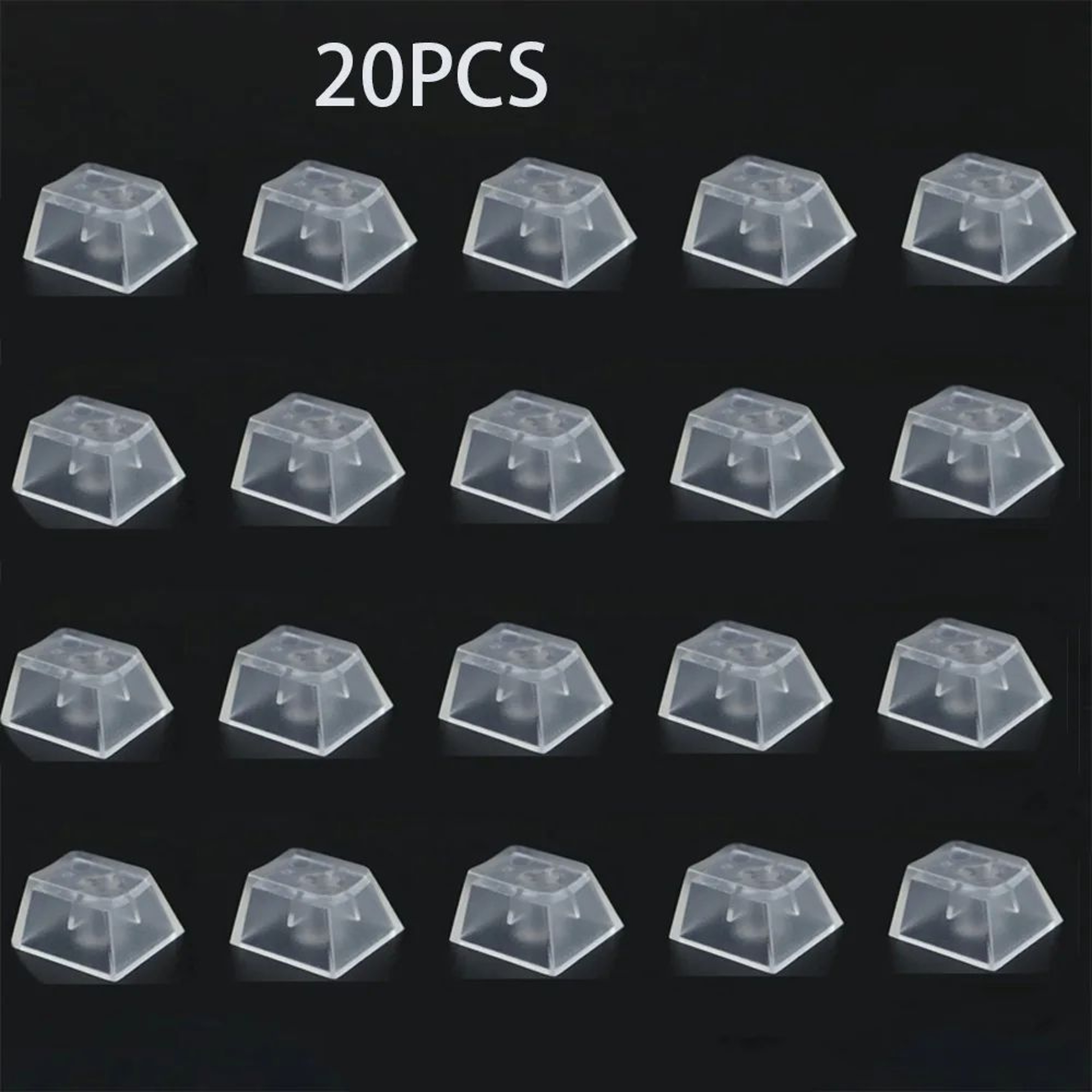 Blank Frosted Translucent Mechanical Keyboard Keycaps 7