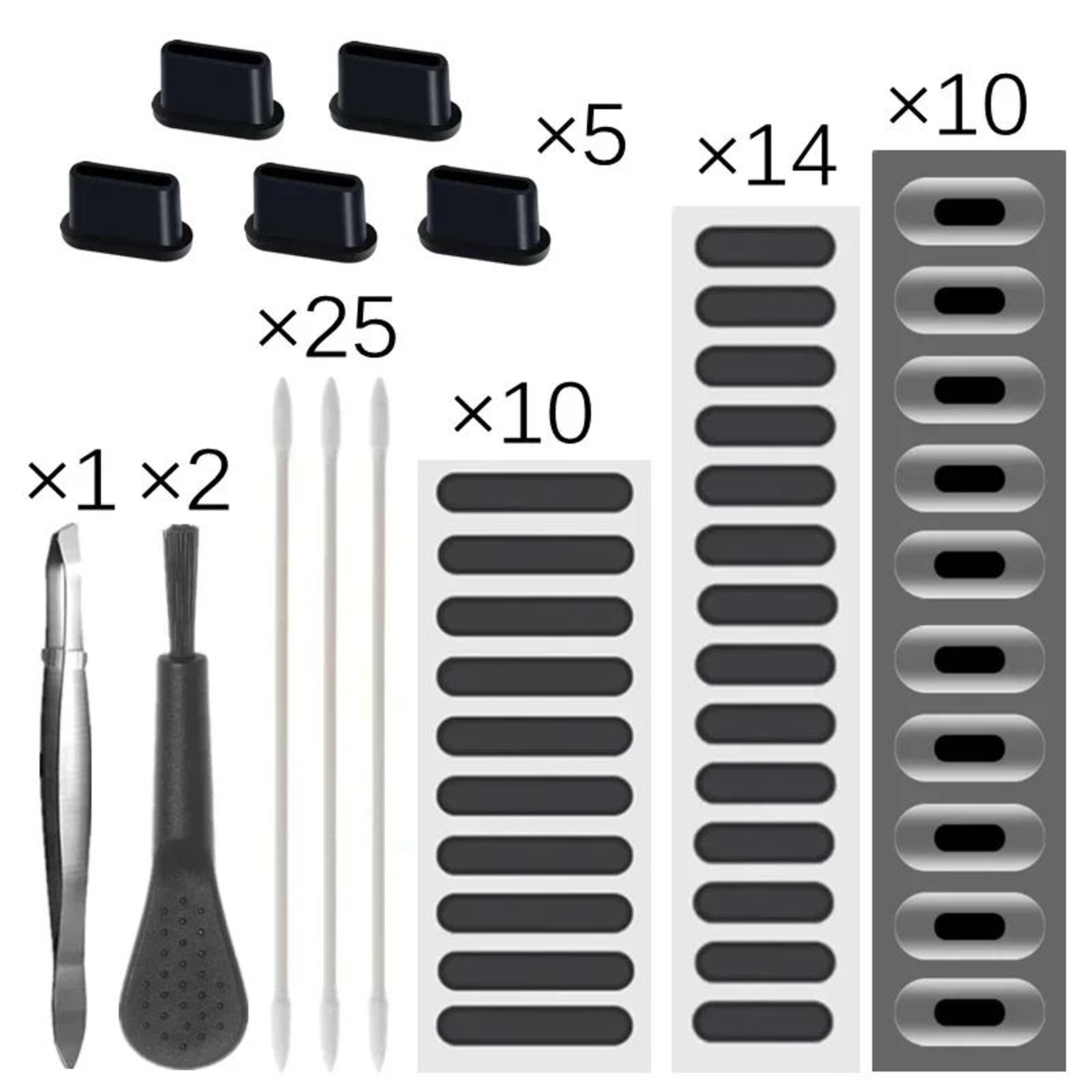 Universal Phone Speaker Dust Mesh And Port Protector Kit 1
