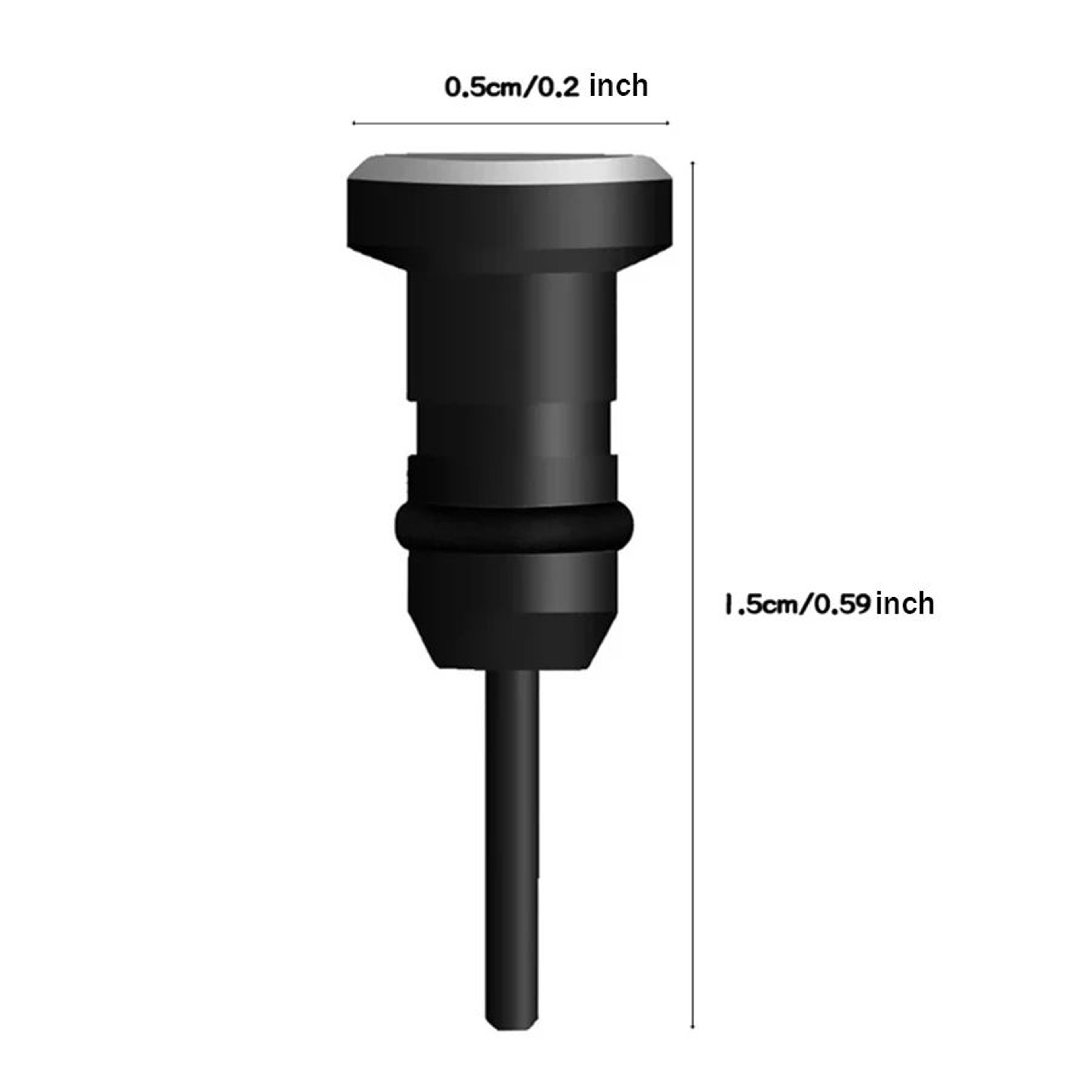 Universal 35mm Metal Headphone Jack Dust Plug 6