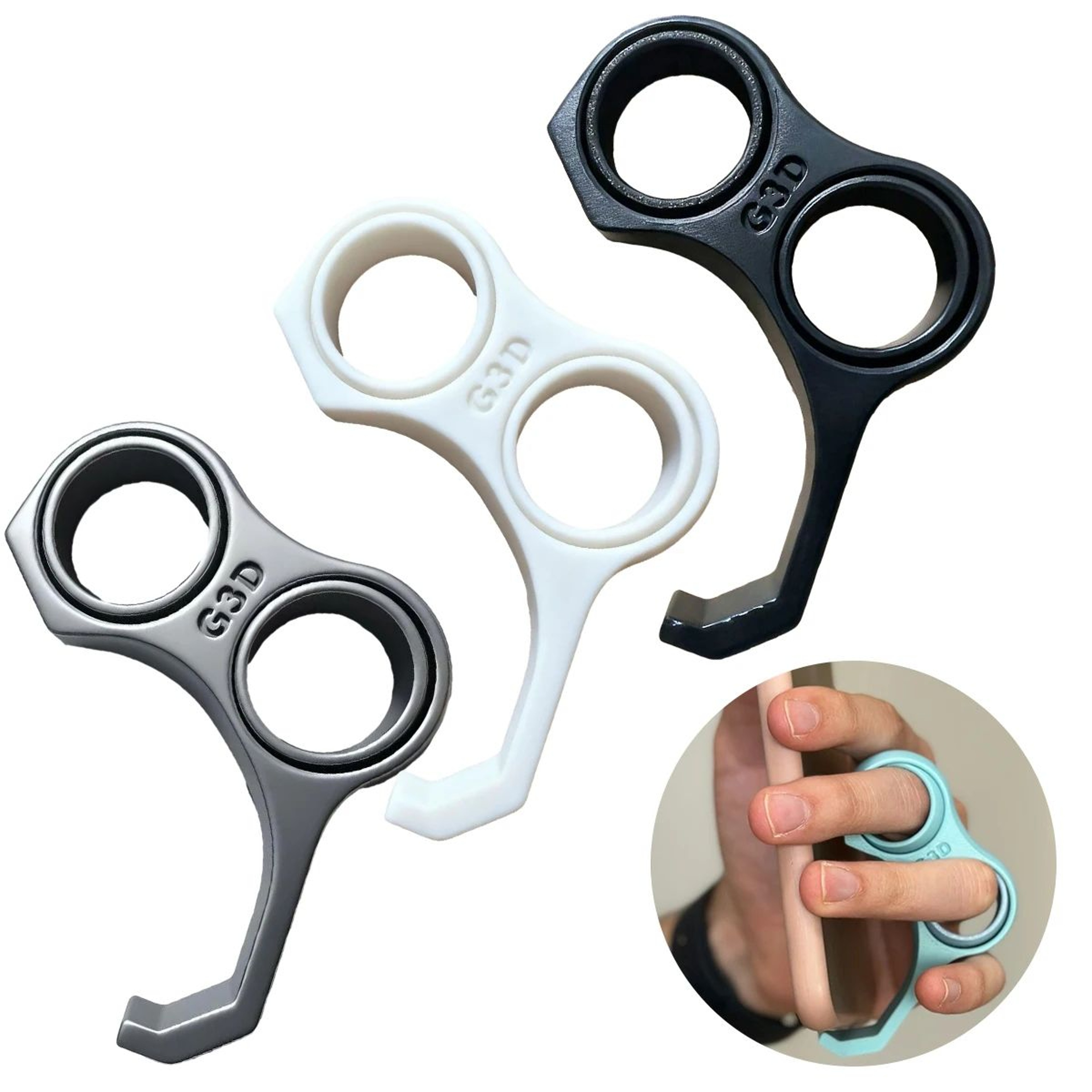 Double Finger Ring Phone Holder 2