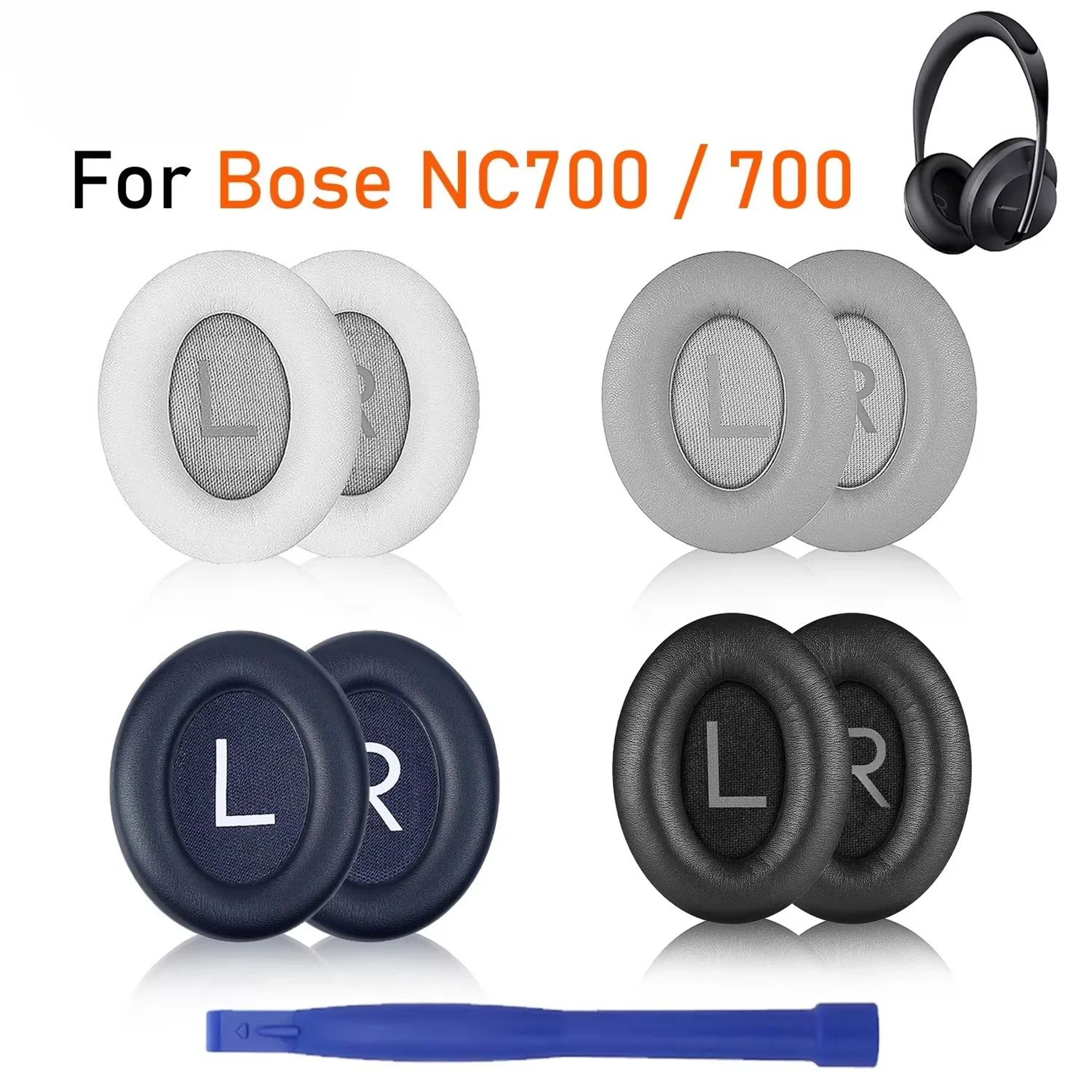 Universal Memory Foam Replacement Ear Pads 2