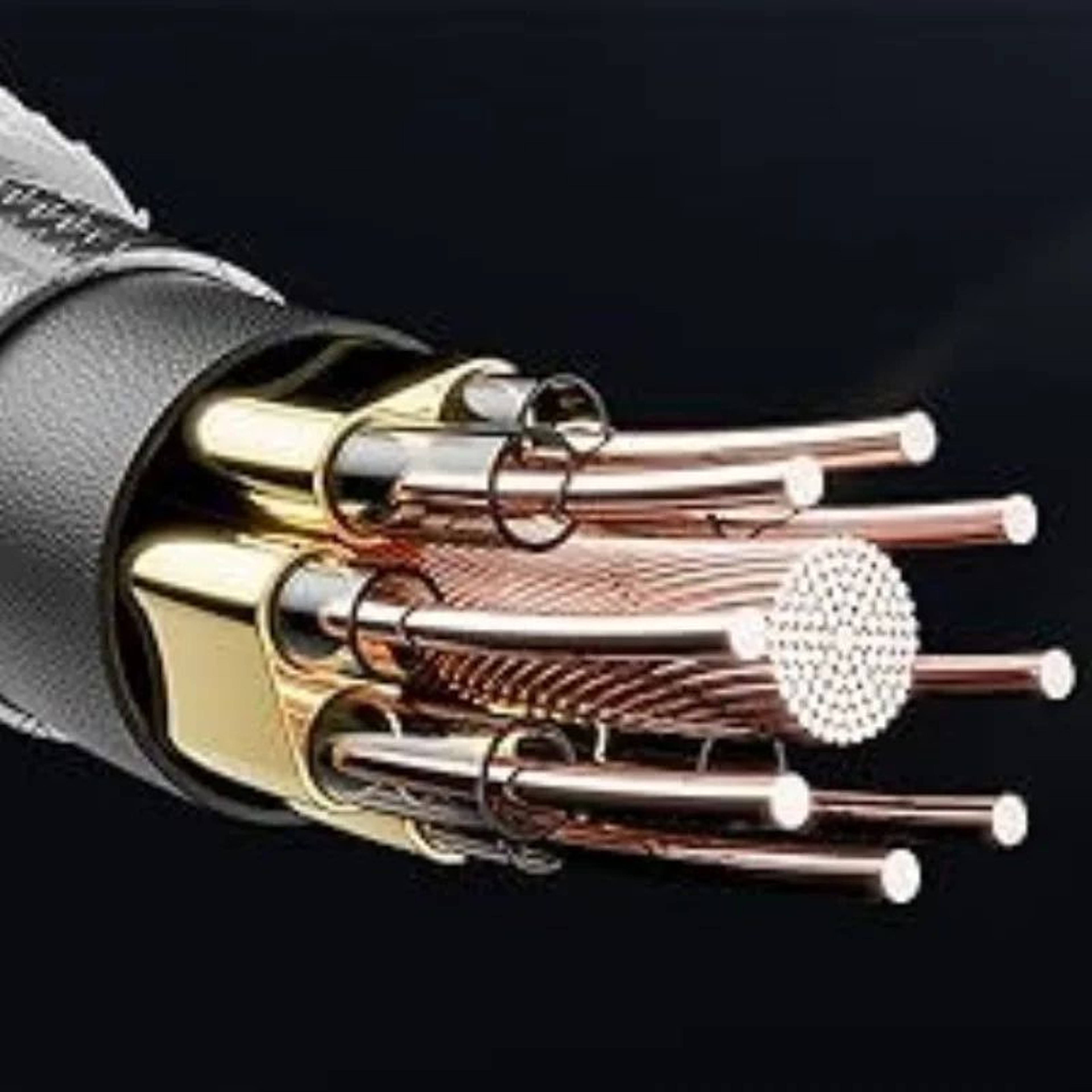 USB C Coiled Keyboard Cable With Aviator Connector 3