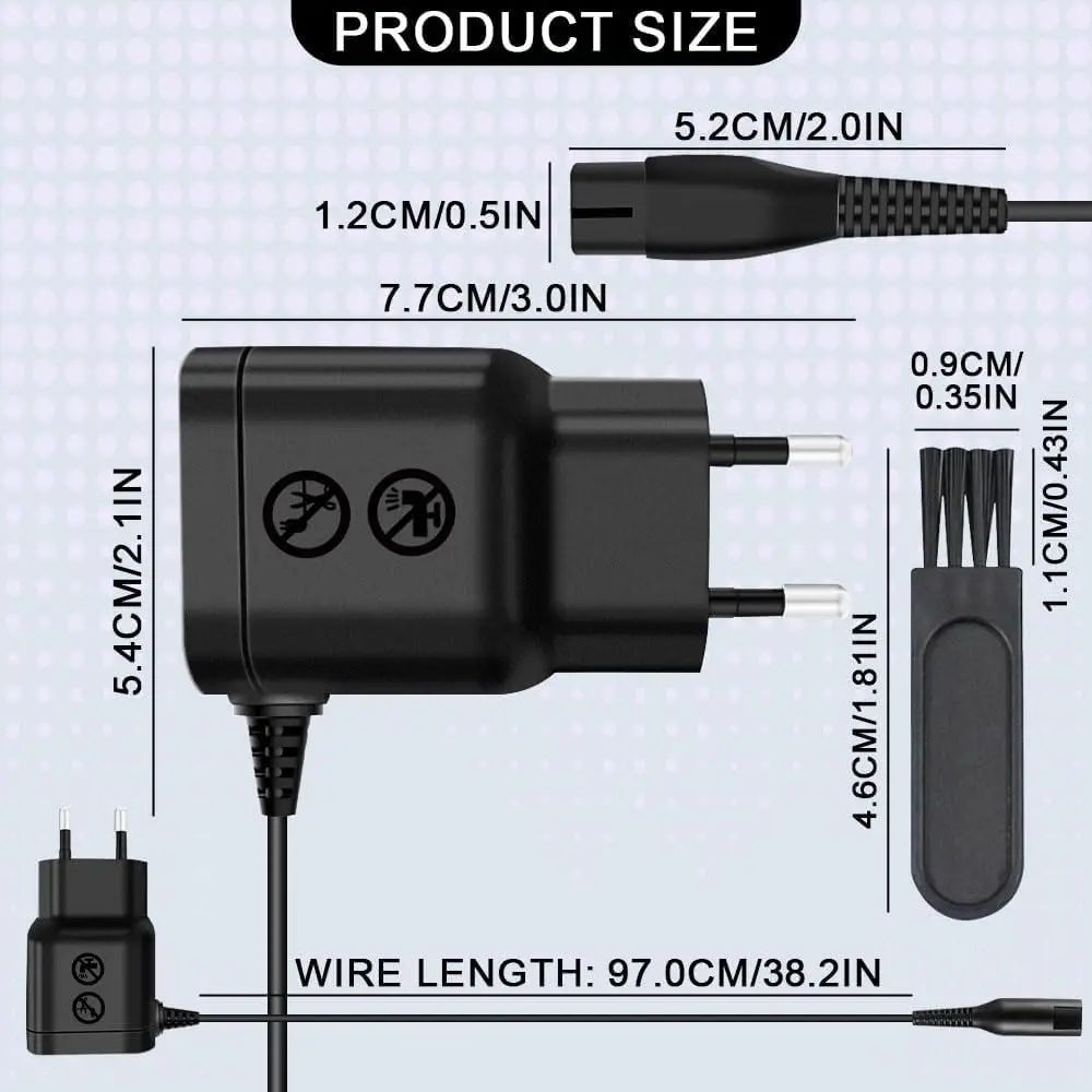 USB C Charging Cable Compatible With Philips Norelco OneBlade 3