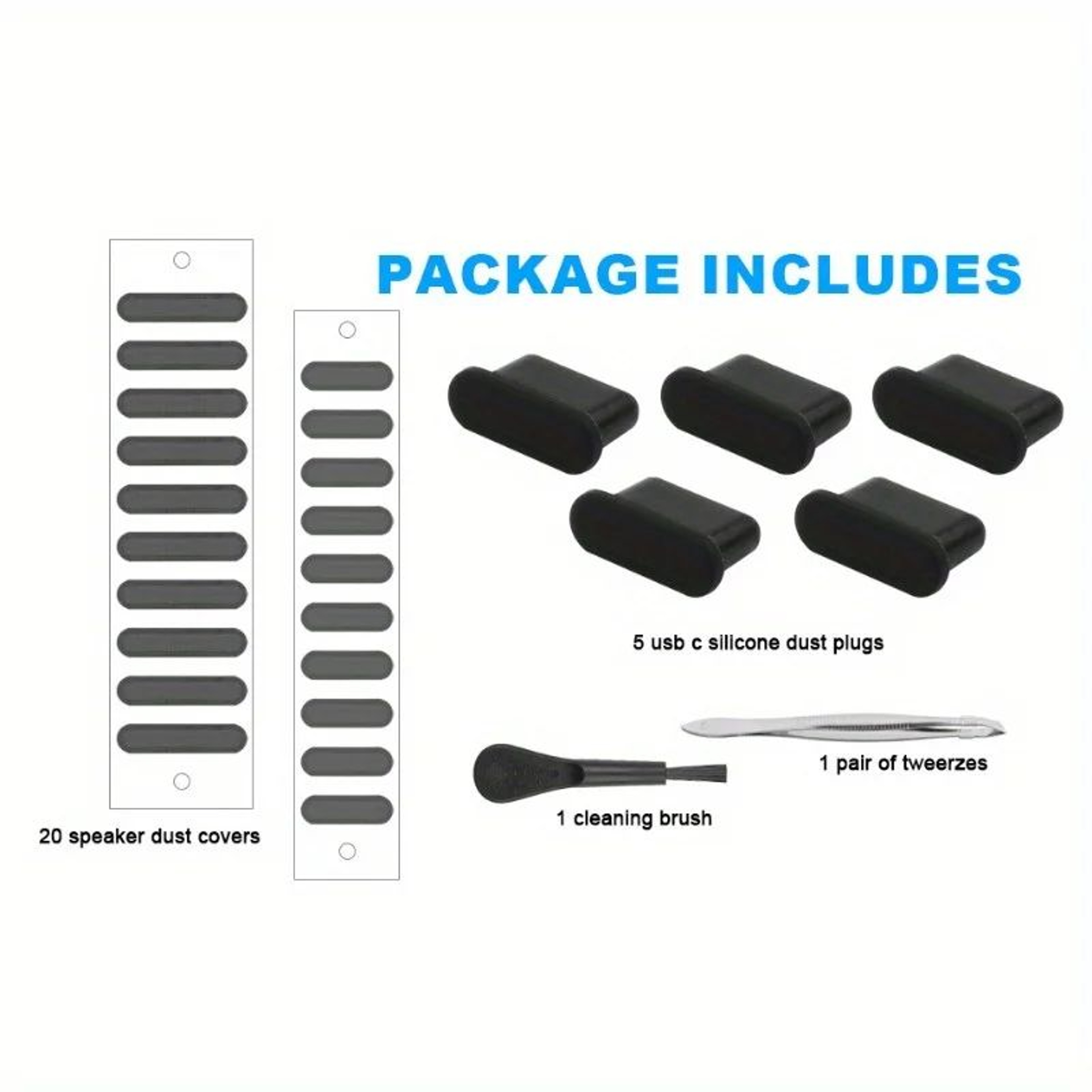 USB C Silicone Charging Port Dust Plugs 5