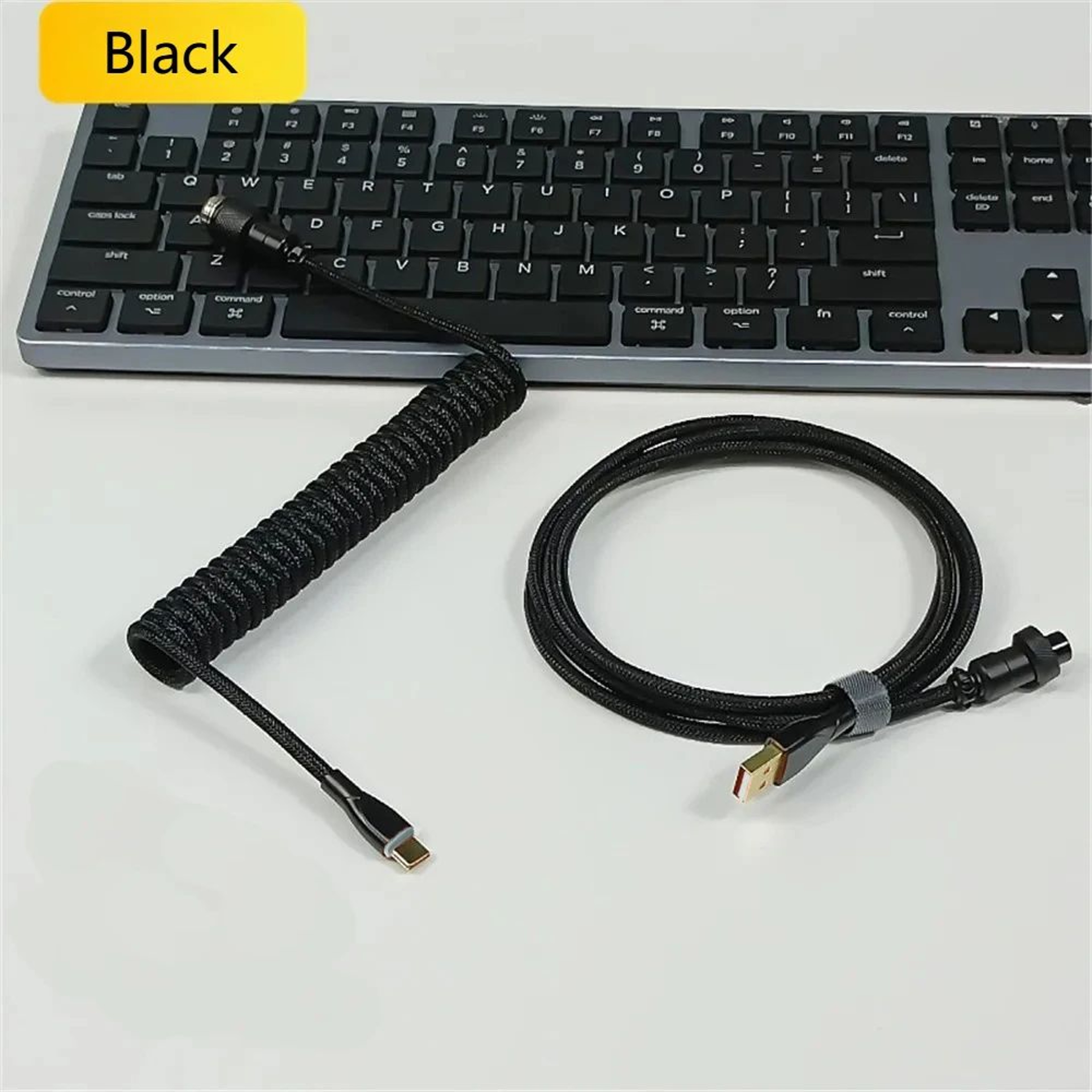 GX16 USB C Coiled Gaming Keyboard Cable 5
