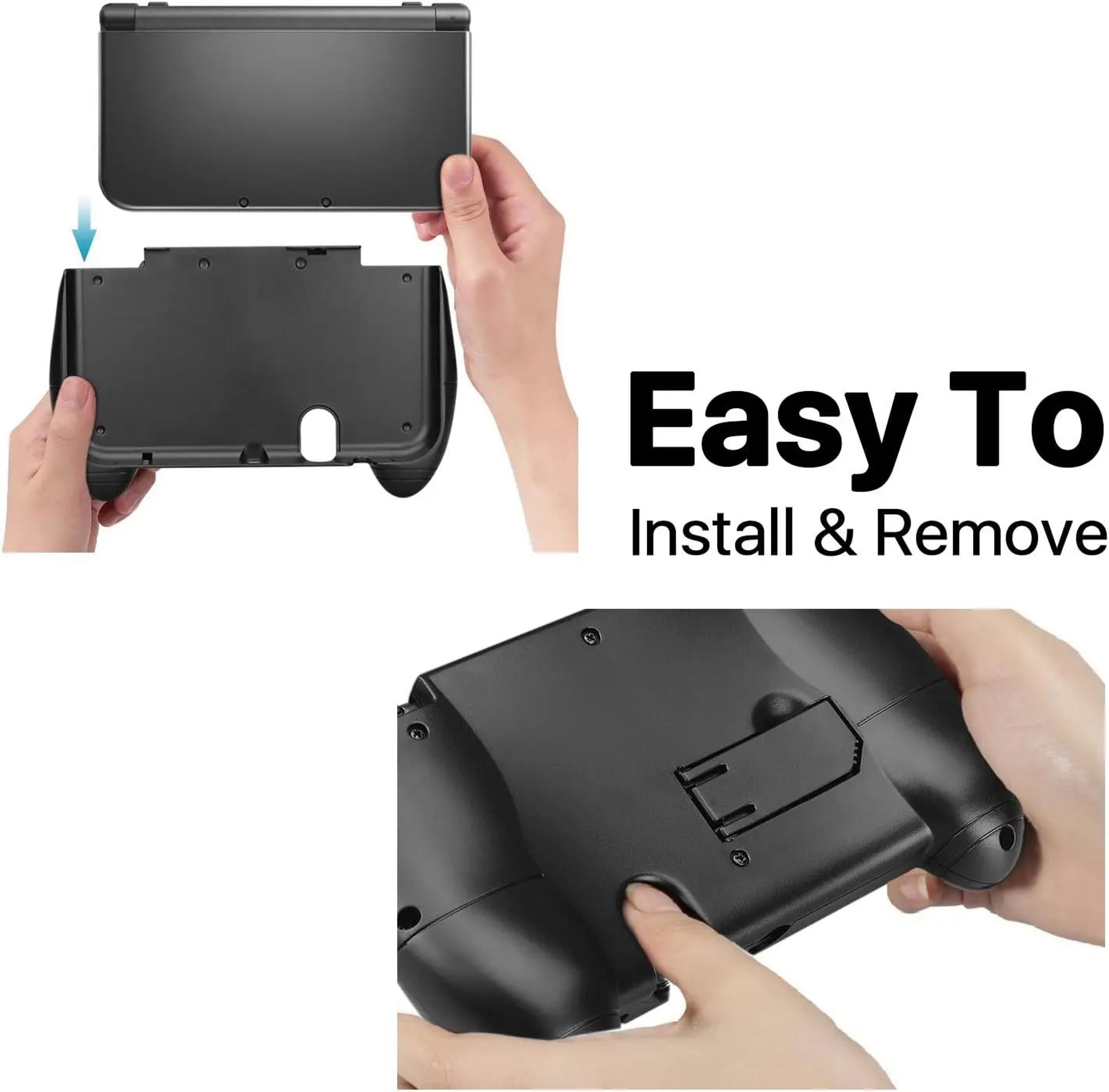New 3DS XL Ergonomic Hand Grip Case 4