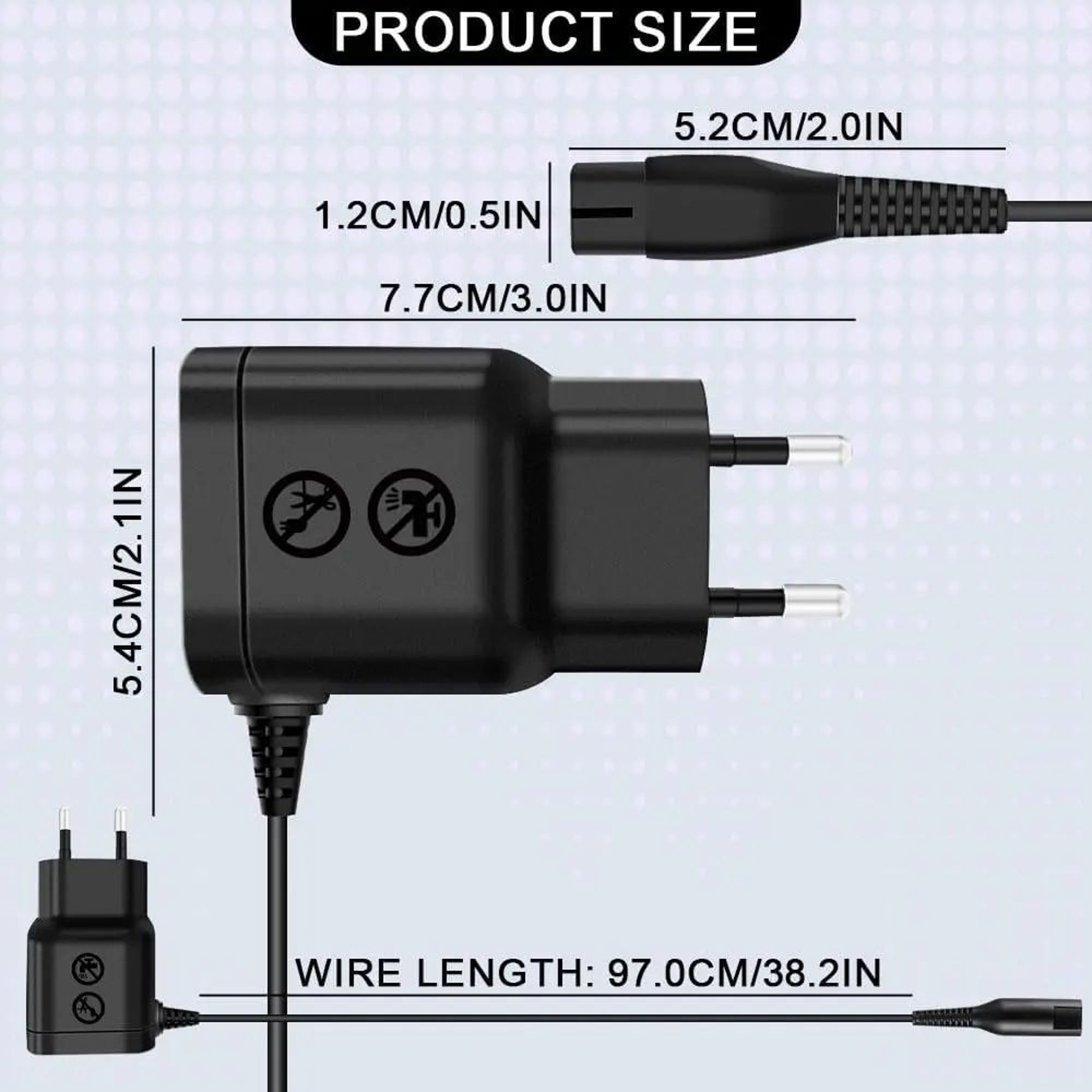 Charging Adapter Compatible With Philips Norelco OneBlade 5