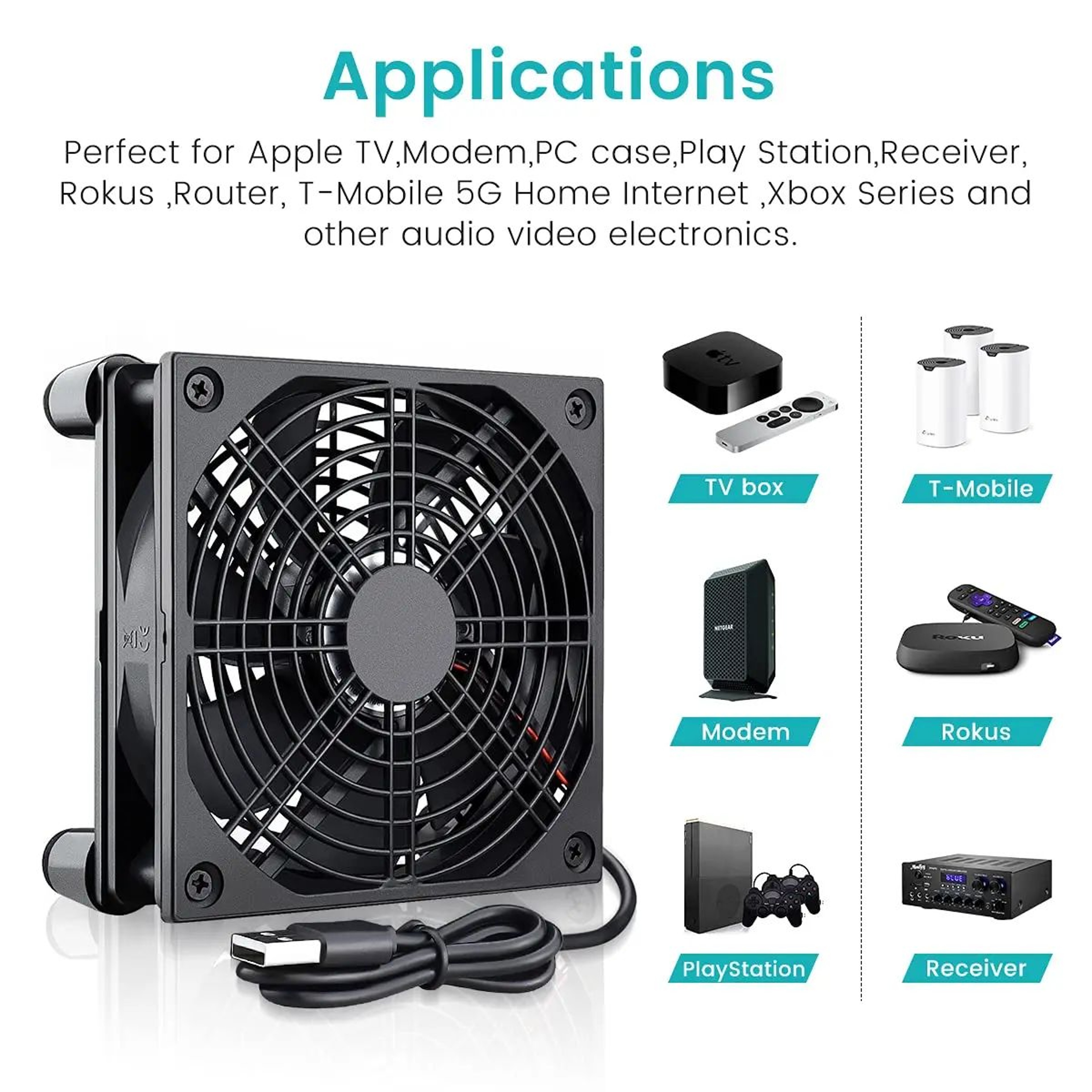 5V USB Cooling Fan 5