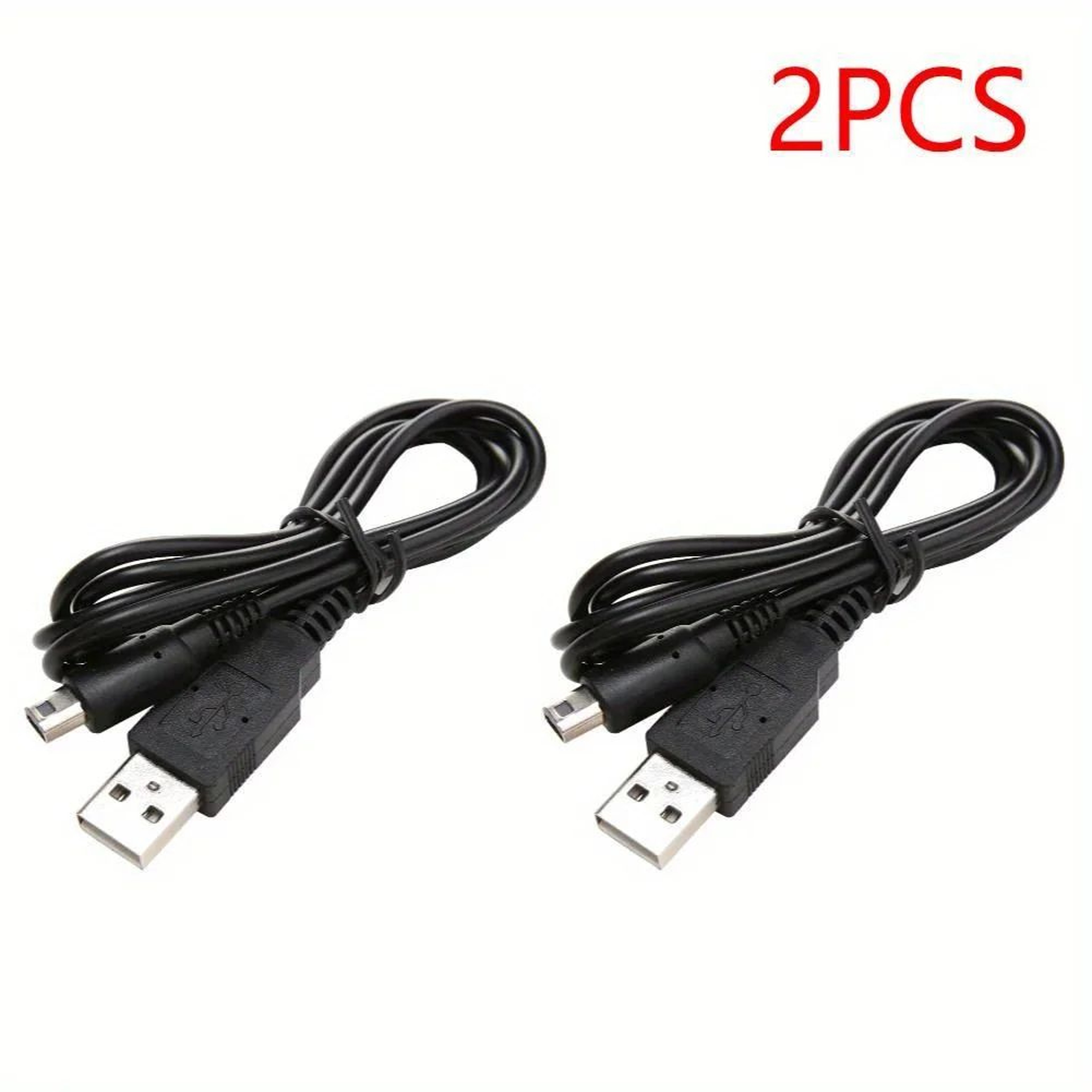 5 Piece Nintendo 3DS 2DS USB Charging Cable Set 7