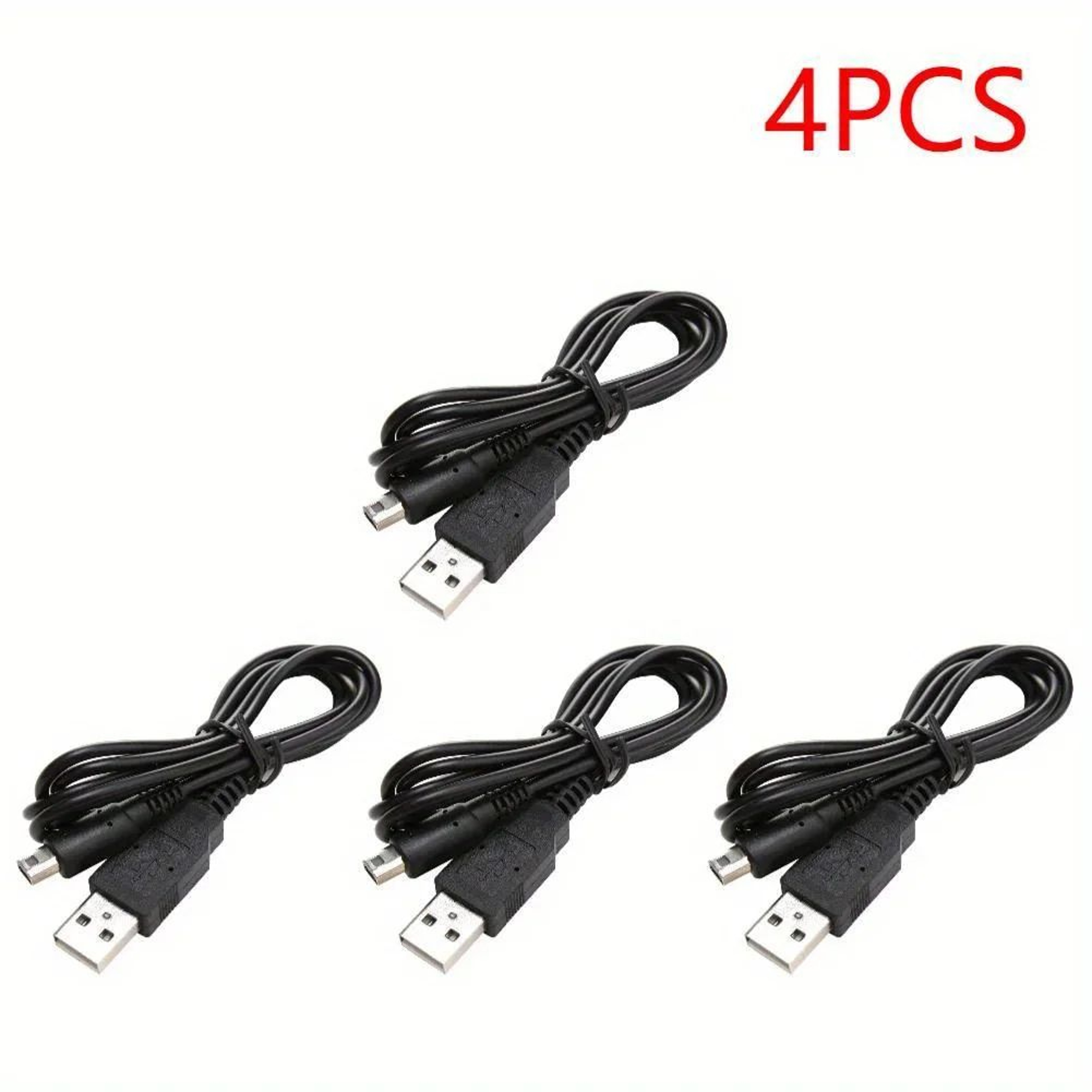 5 Piece Nintendo 3DS 2DS USB Charging Cable Set 9