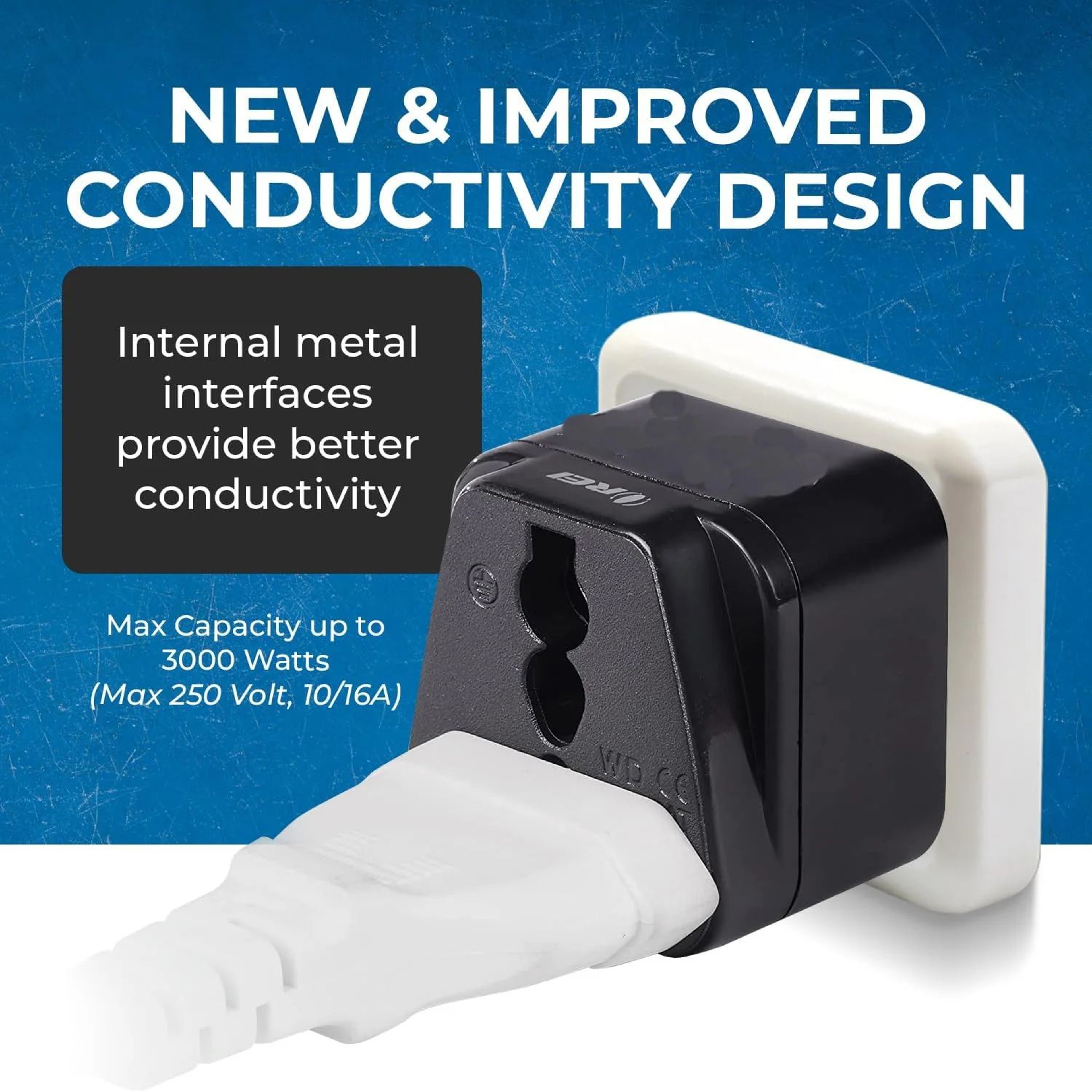 Universal Europe Travel Plug Adapter 3