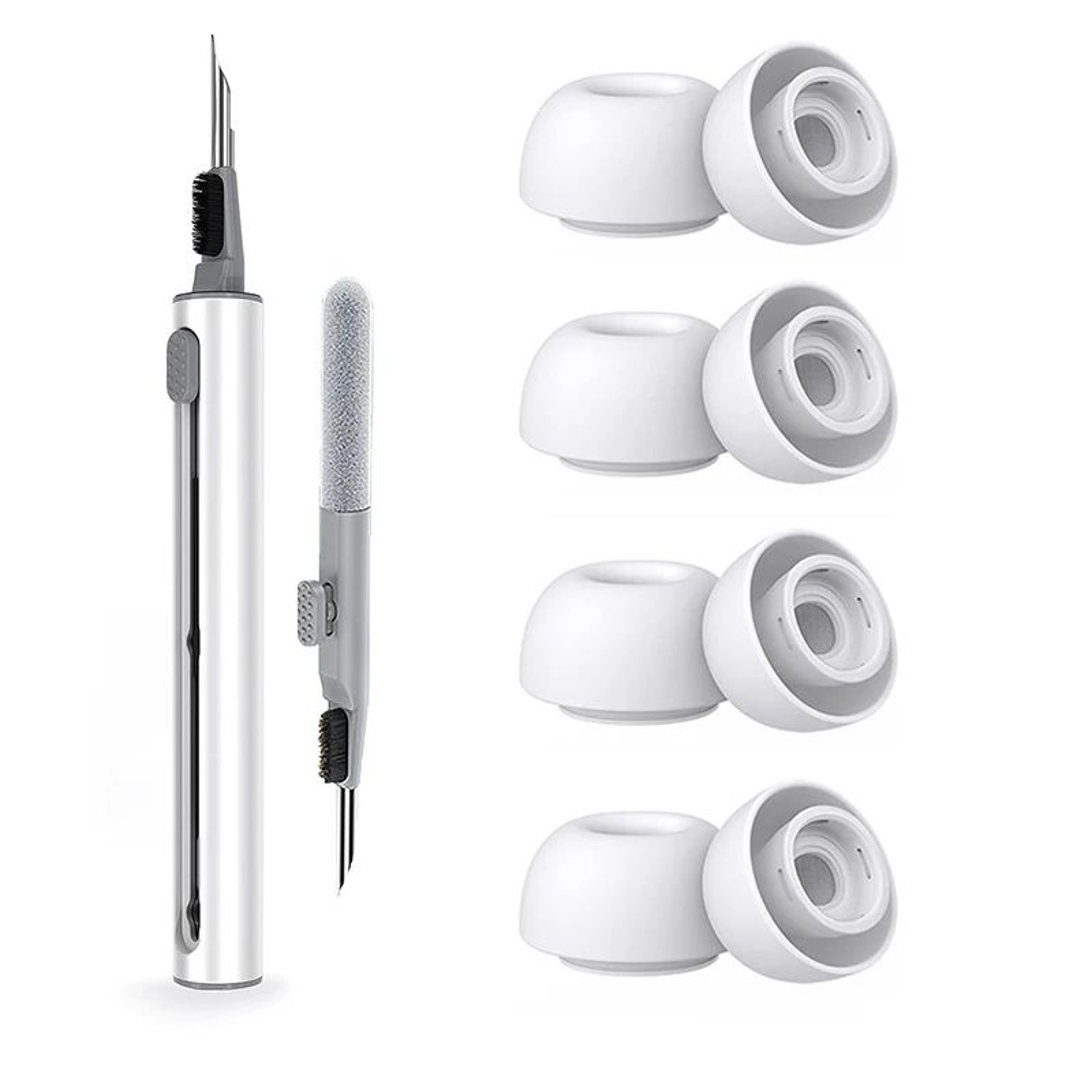 AirPods Pro Liquid Silicone Ear Tips With Cleaning Pen 12
