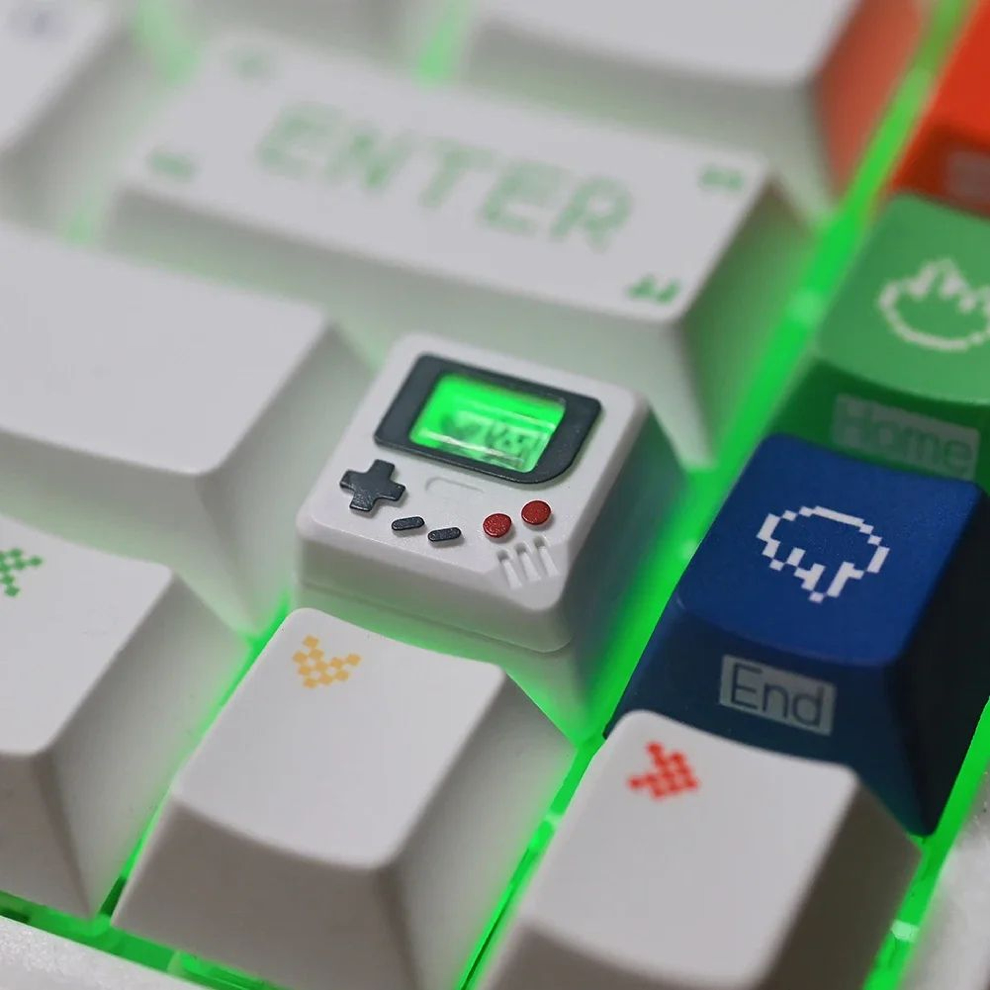 K04 Retro Game Console Mechanical Keyboard Keycaps 3