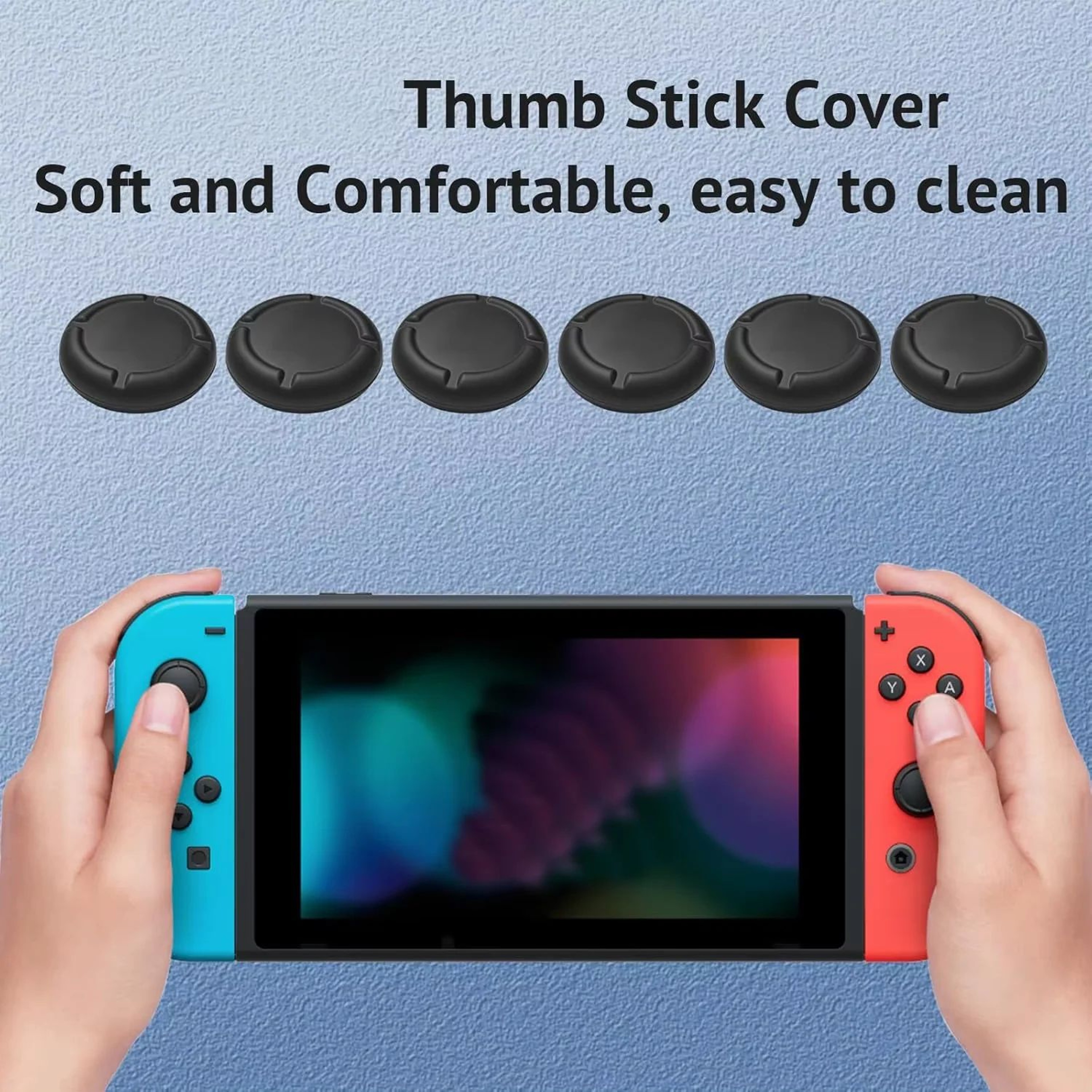Nintendo Switch Joy Con Replacement Thumbstick Caps 4