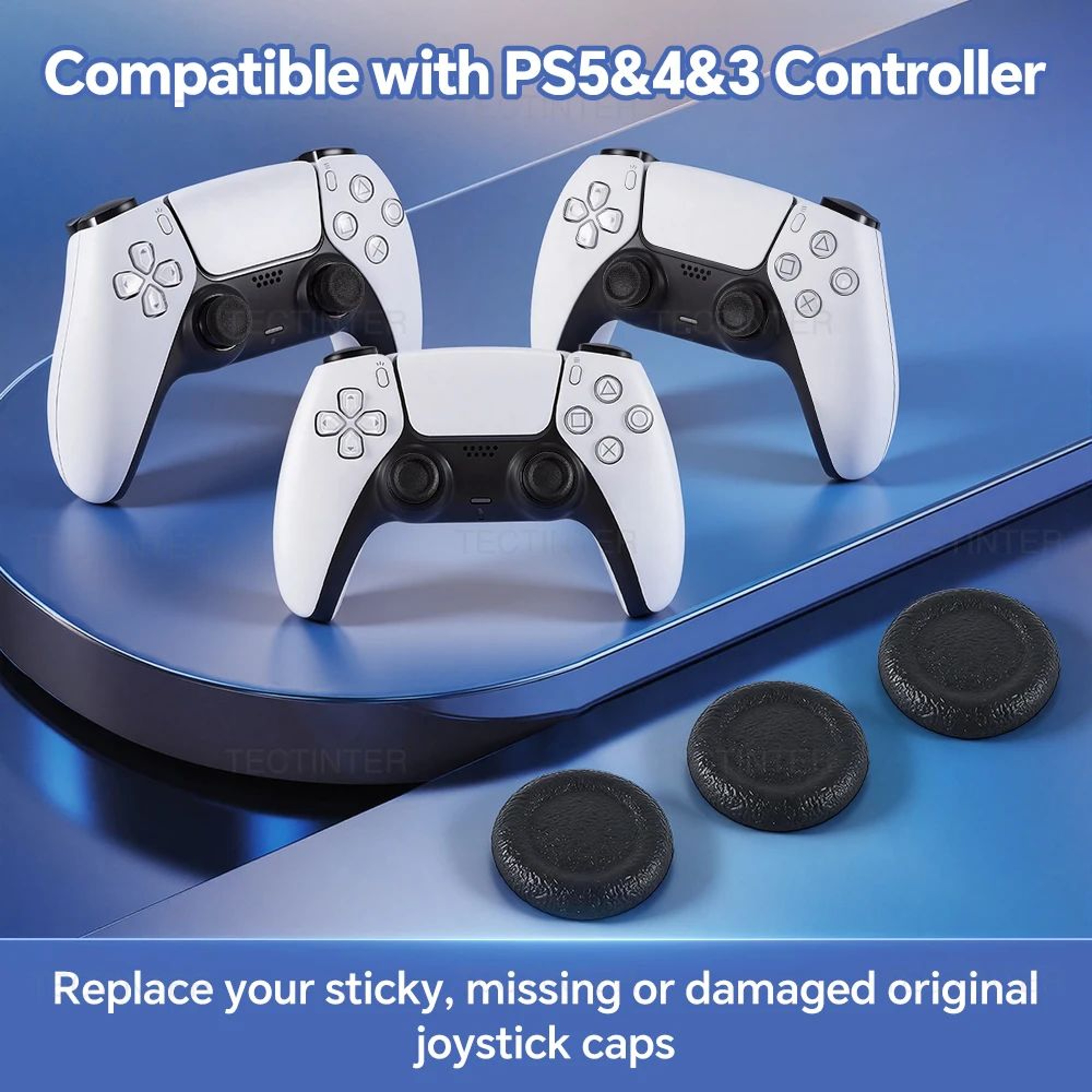 PS4 PS5 Non Slip Controller Thumb Grip Caps 1