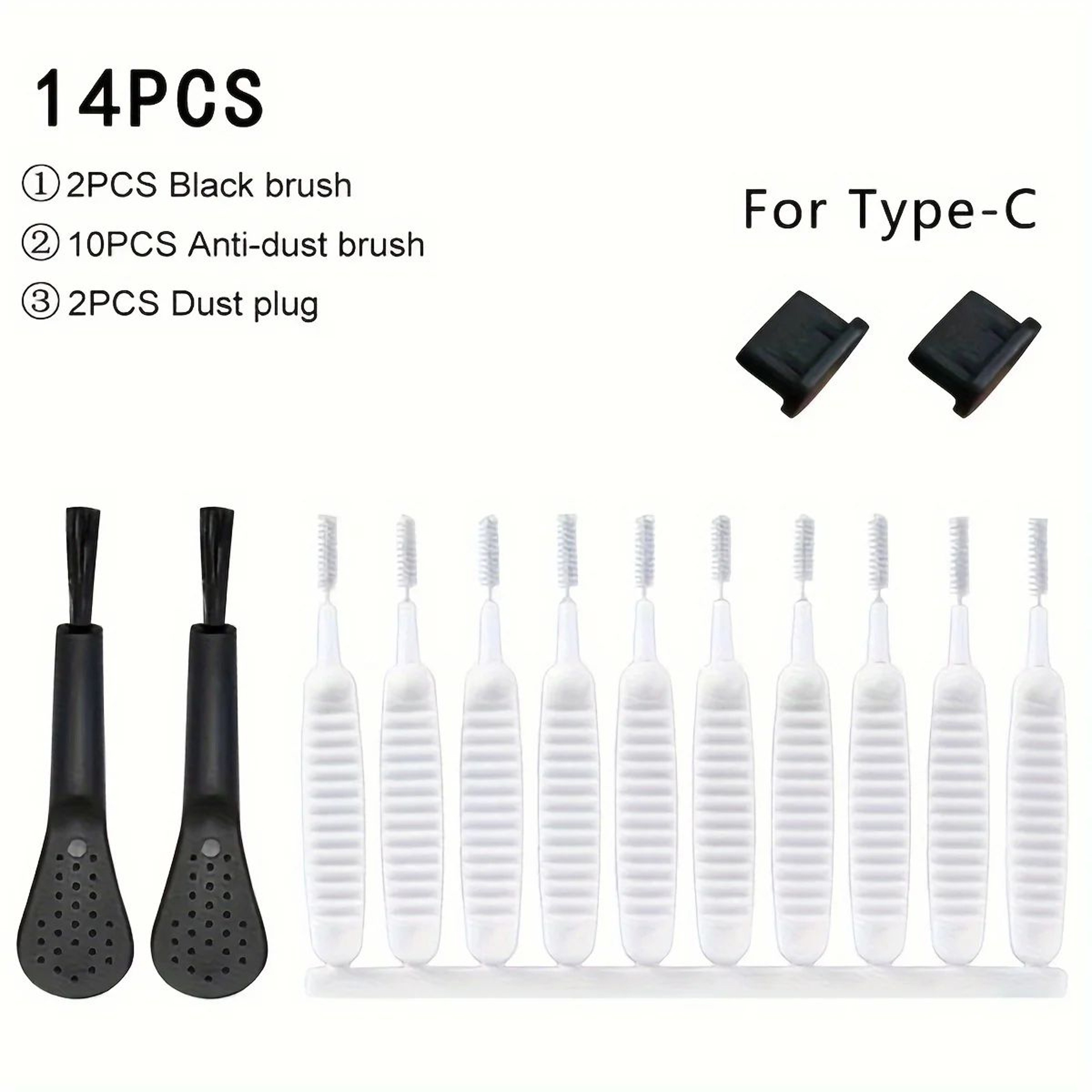 Phone Charging Port Dust Plug And Cleaner Kit 4