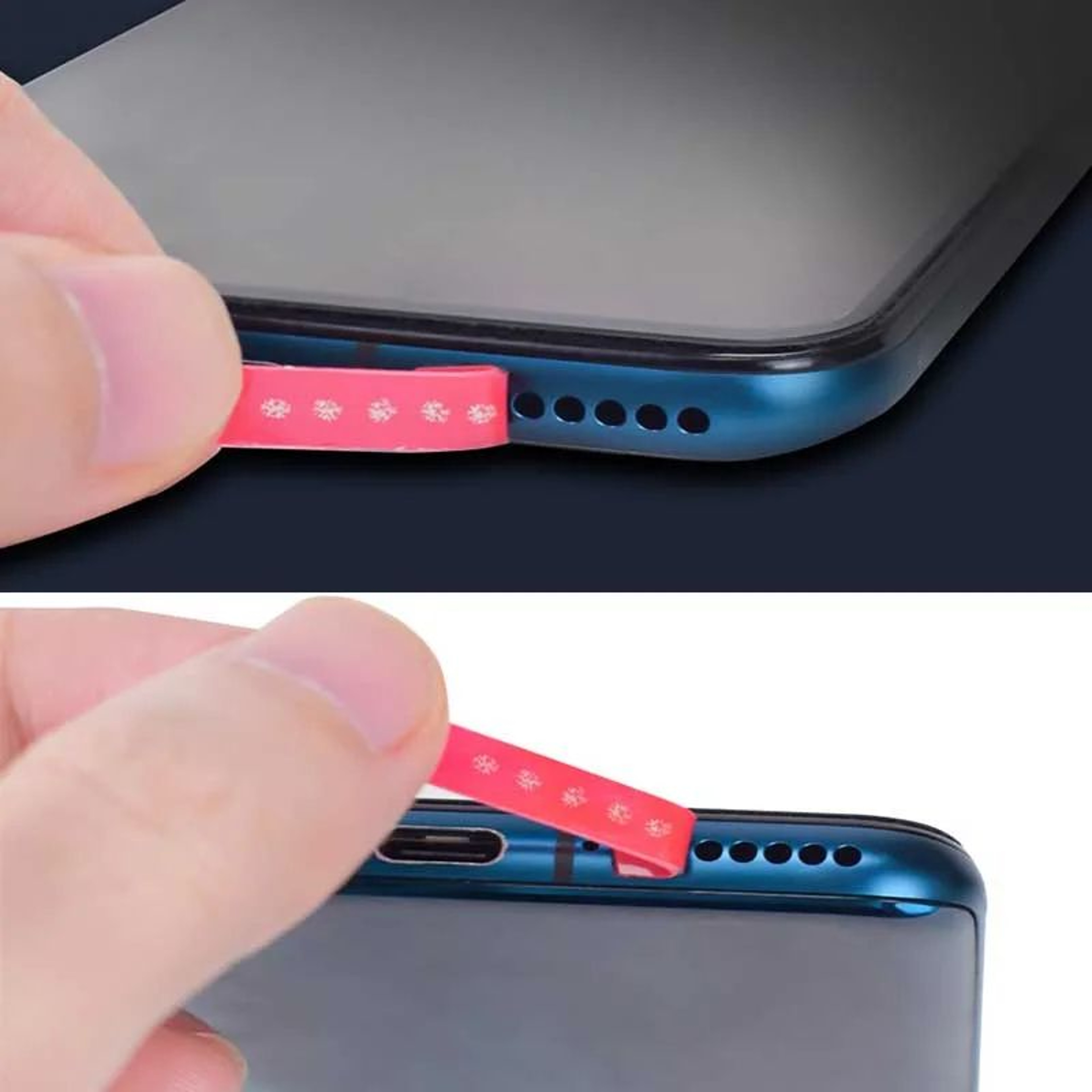 Phone Speaker Dust Cleaning Sticker Kit 1
