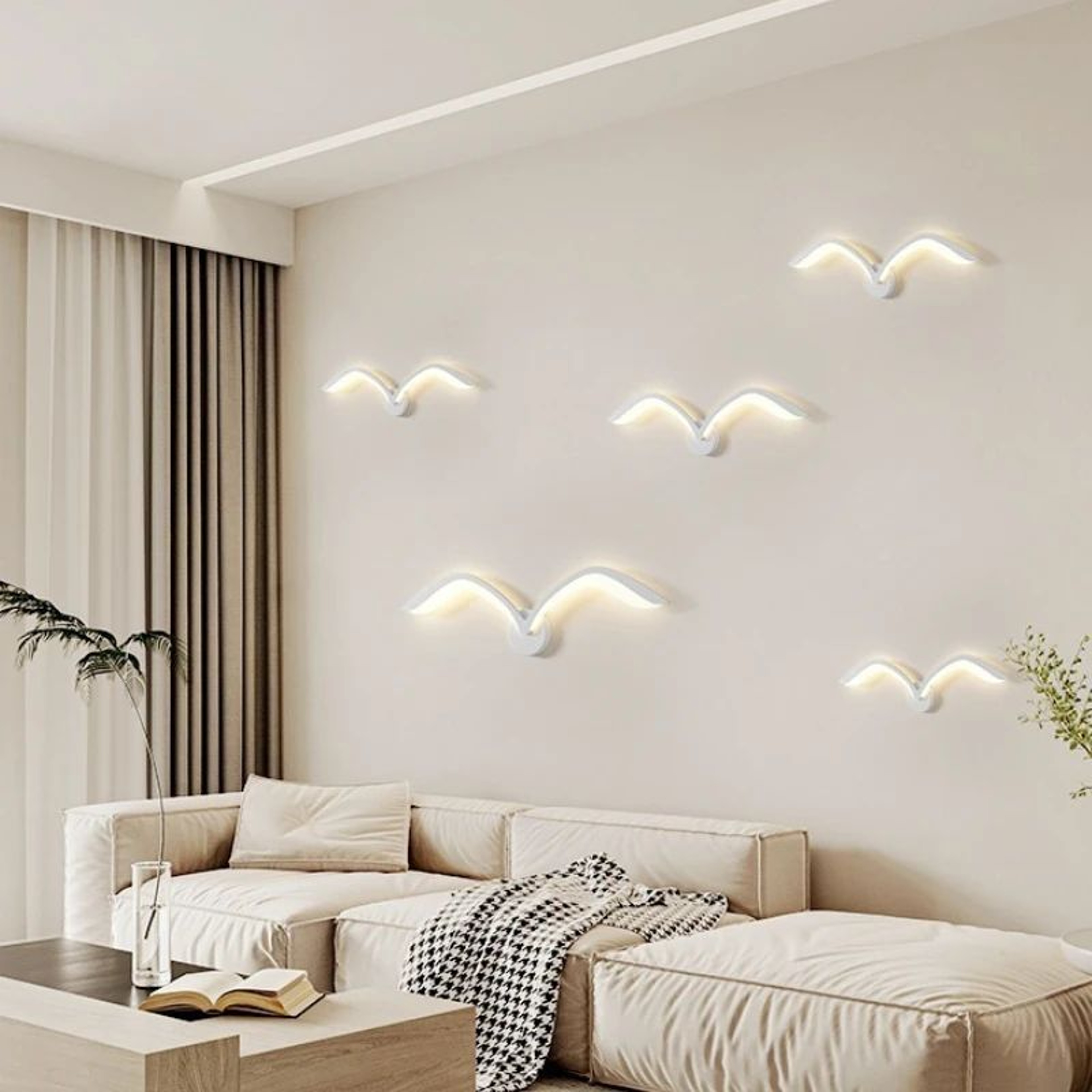 Nordic Seagull LED Wall Lamp 1