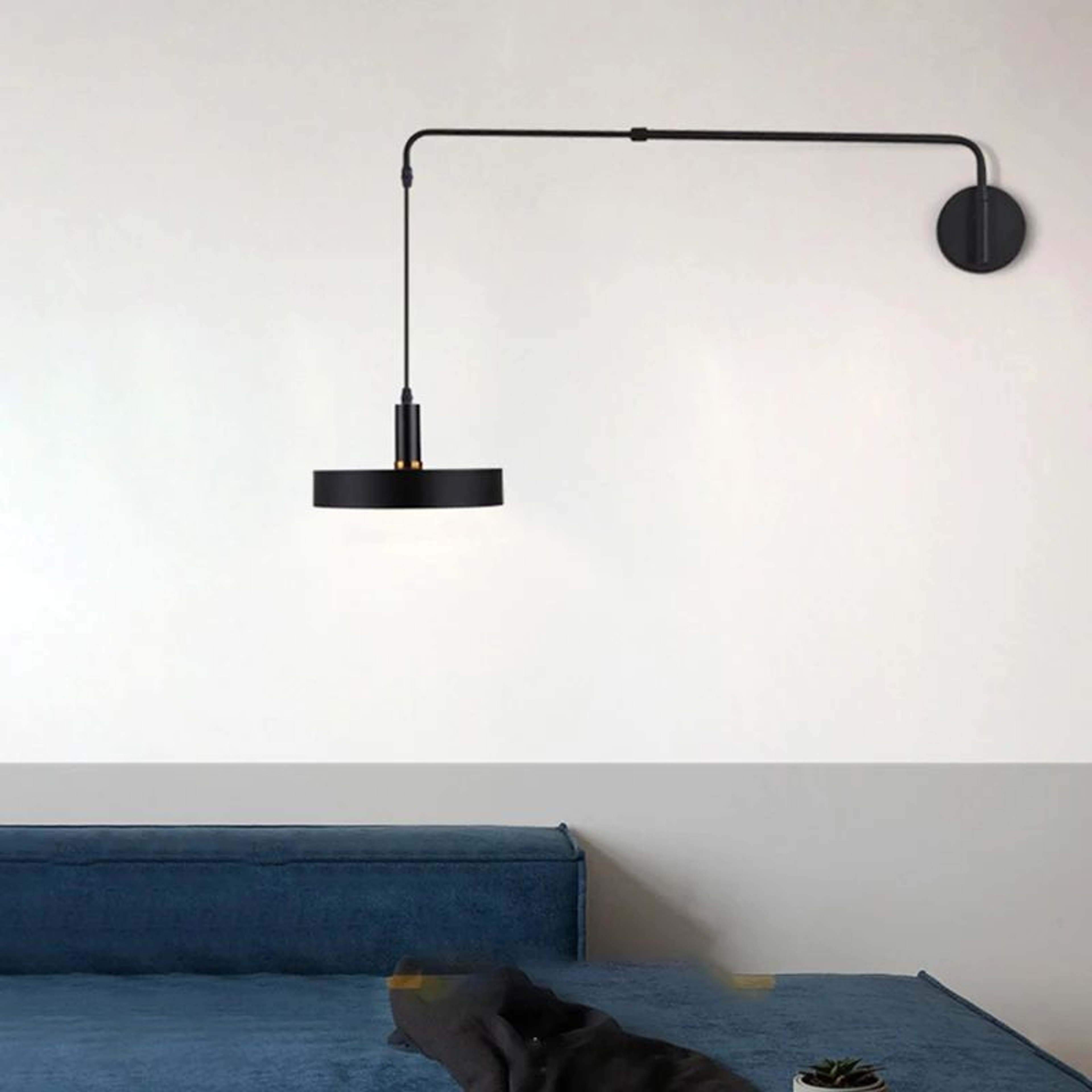 Industrial Adjustable Swing Arm Wall Lamp 5