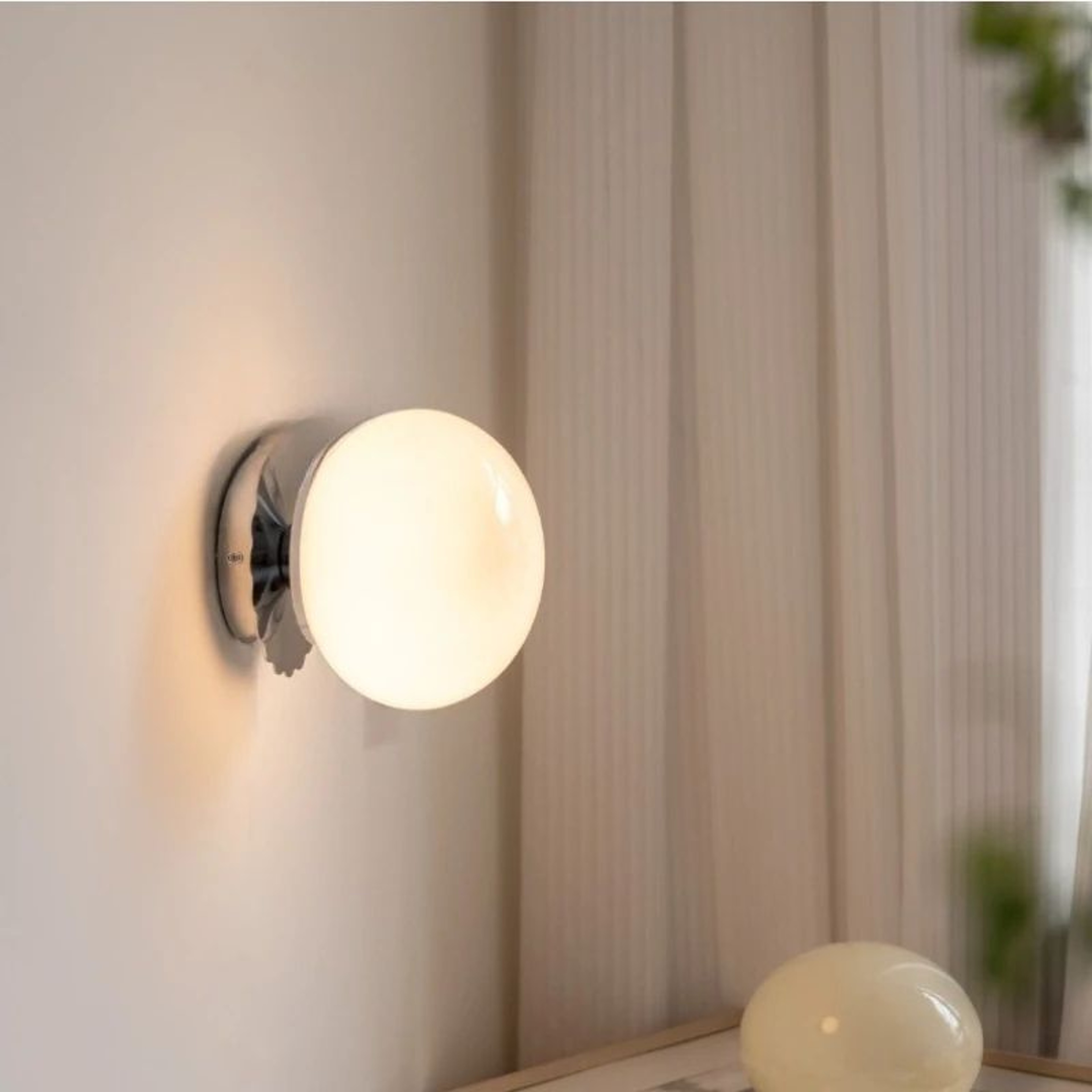 Modern Glass Globe Wall Lamp 2