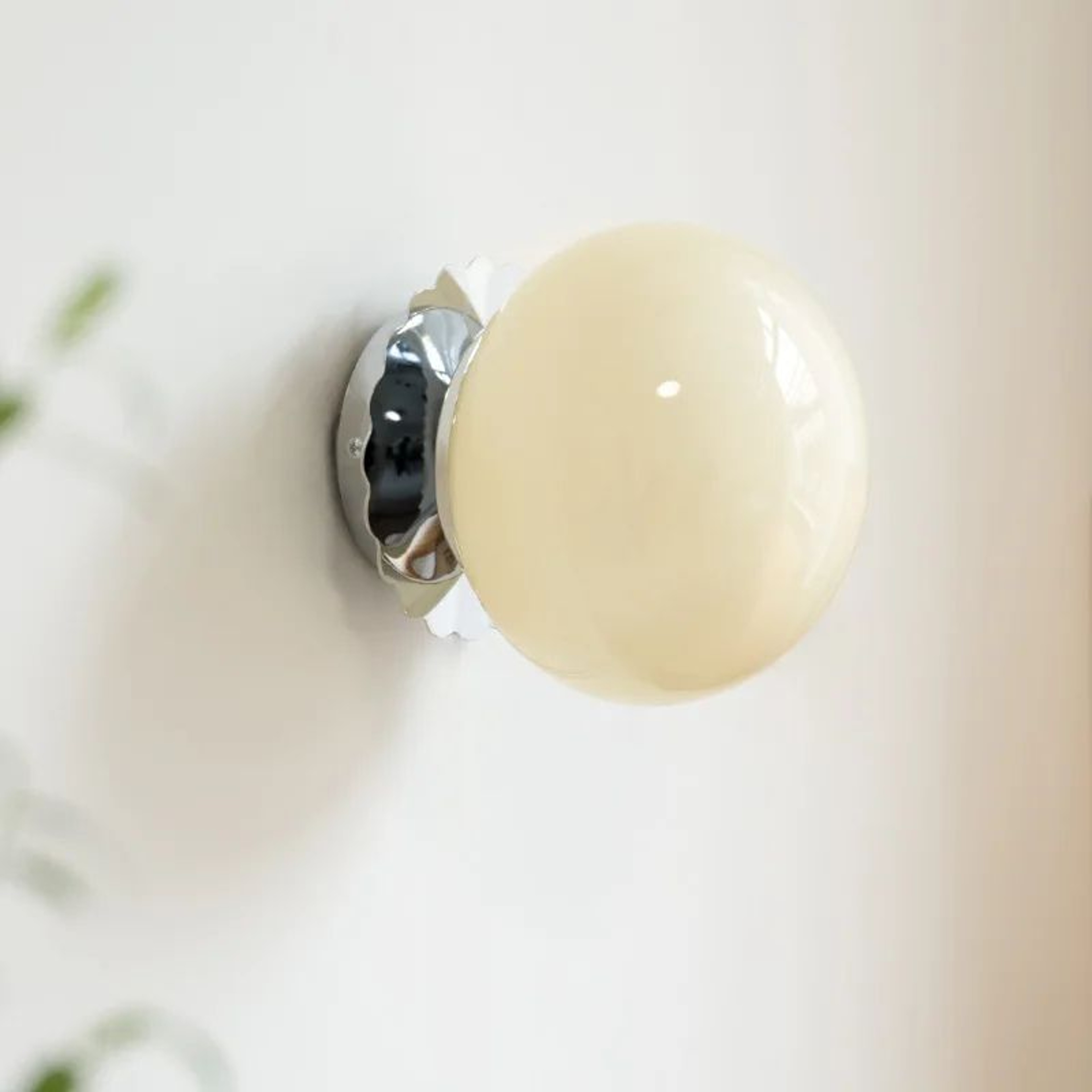 Modern Glass Globe Wall Lamp 0