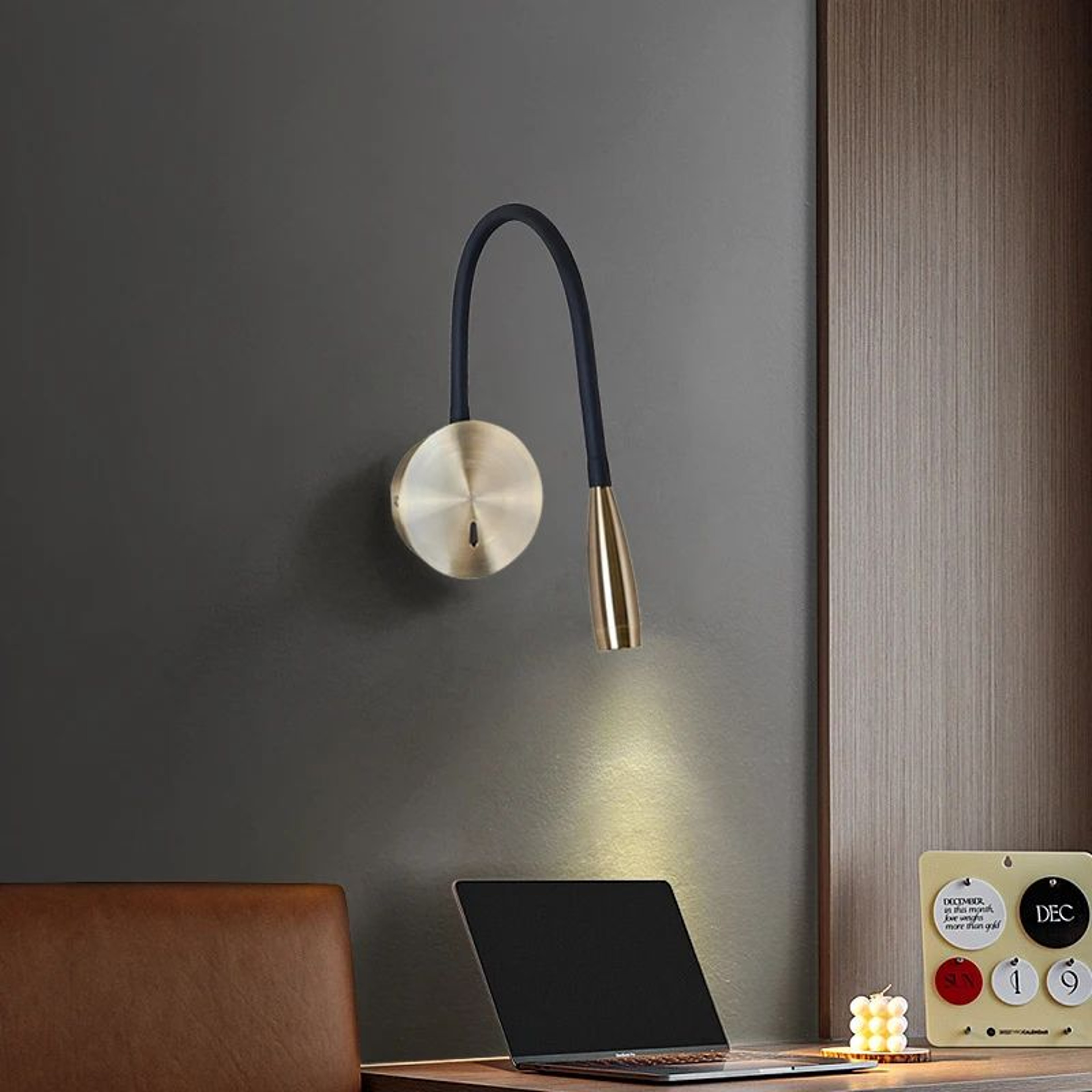 3W Flexible LED Bedside Reading Wall Light 3