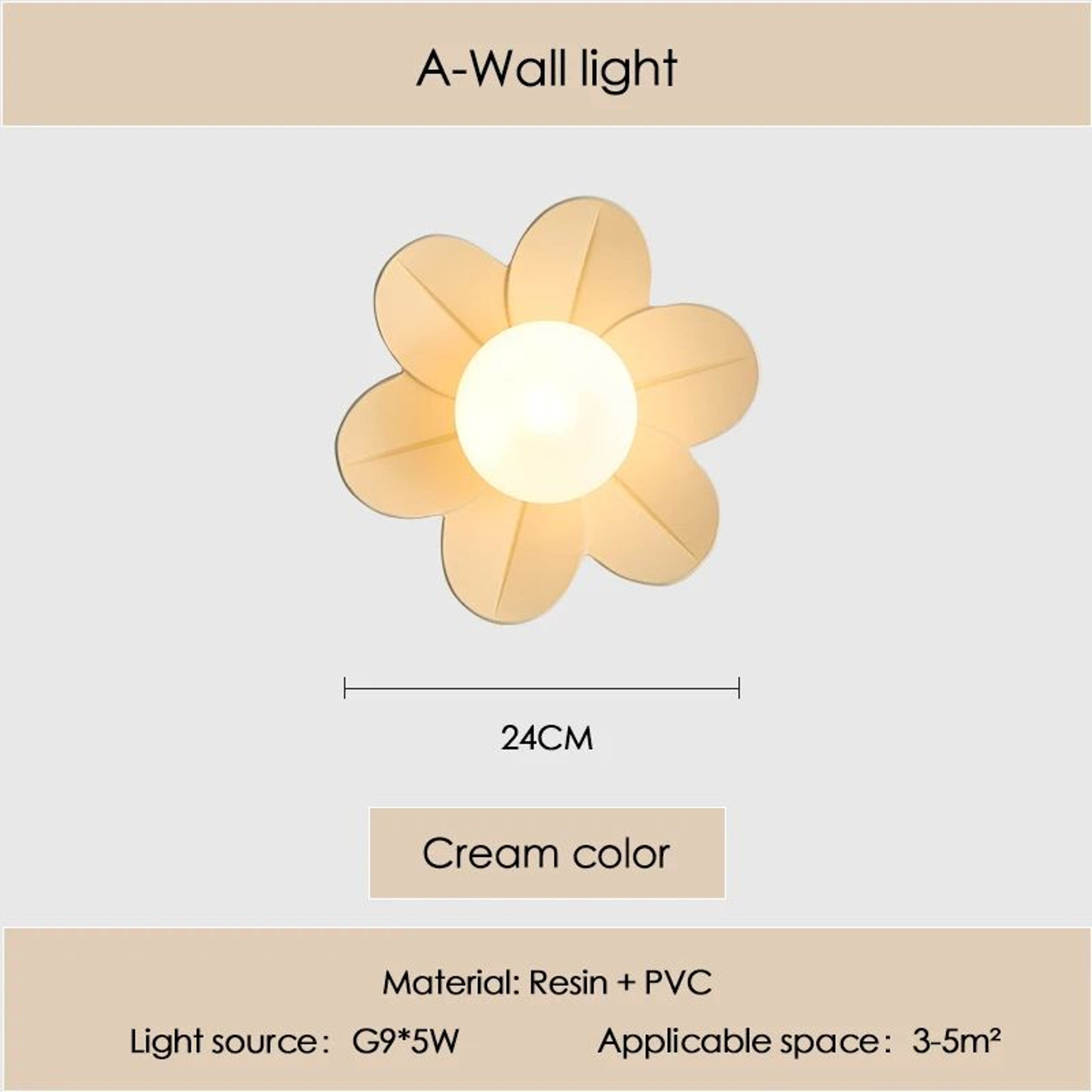 Romantic Petal Flower Wall Lamp 6