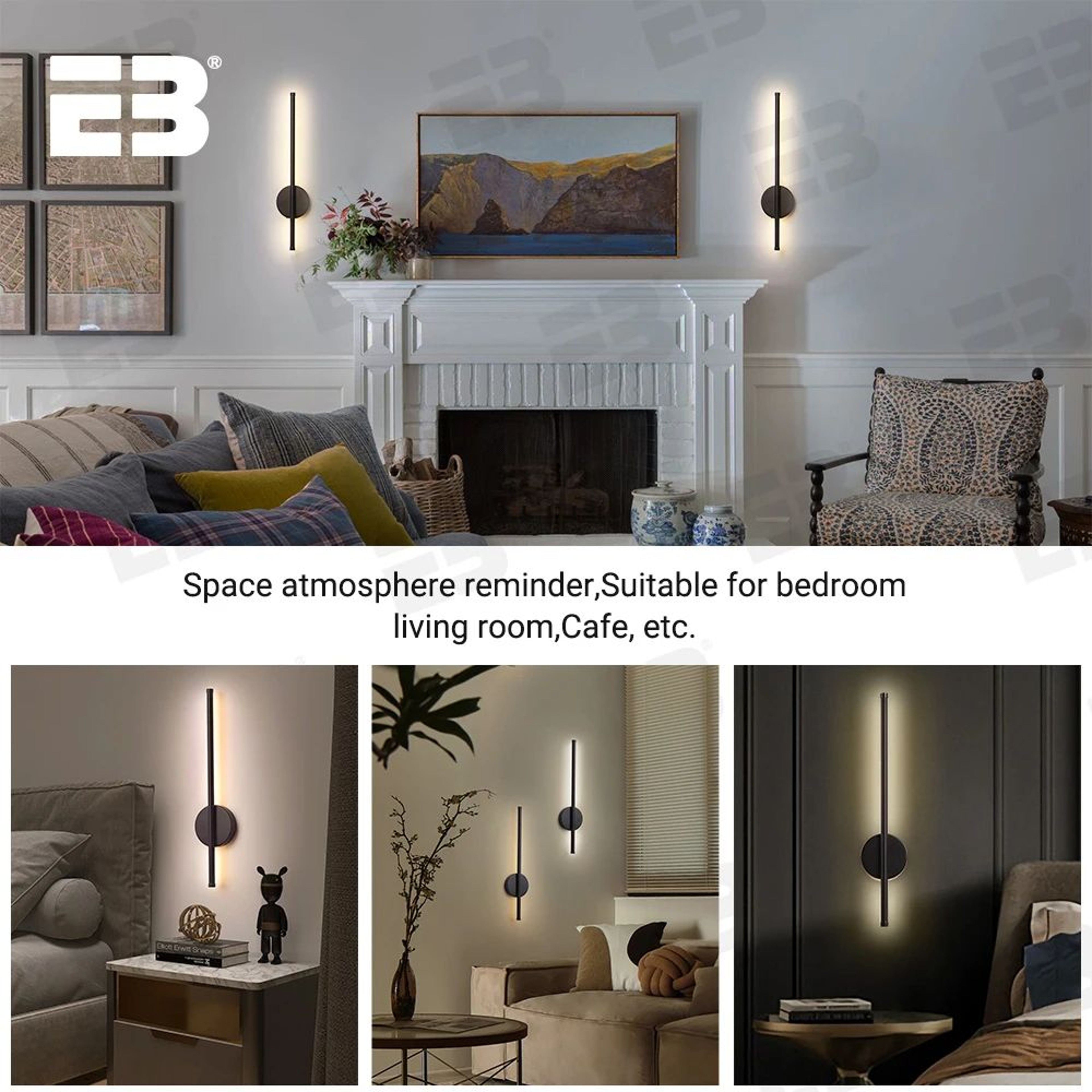 Rechargeable Wireless LED Wall Sconce 2