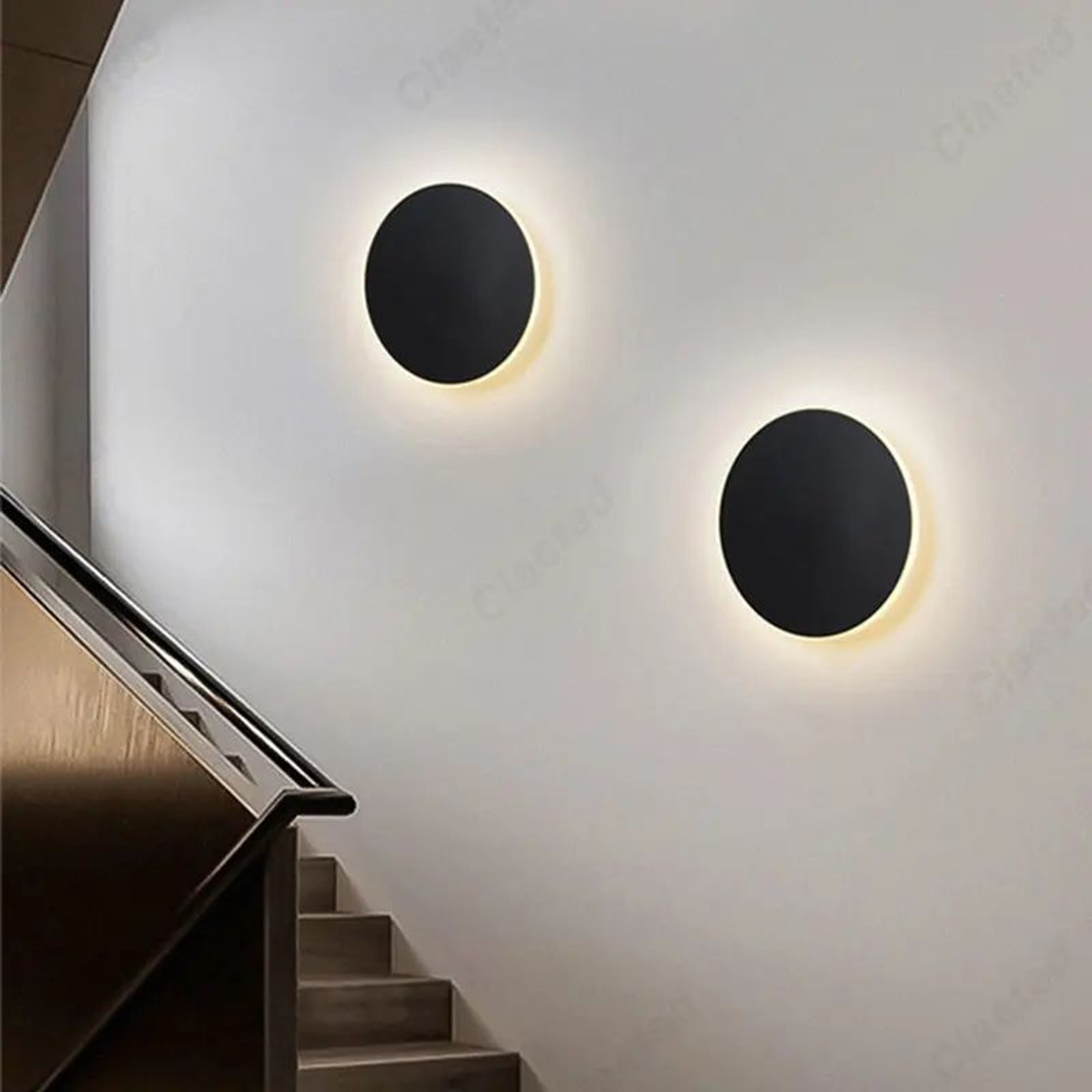 Modern Solar Eclipse LED Wall Lamp 0