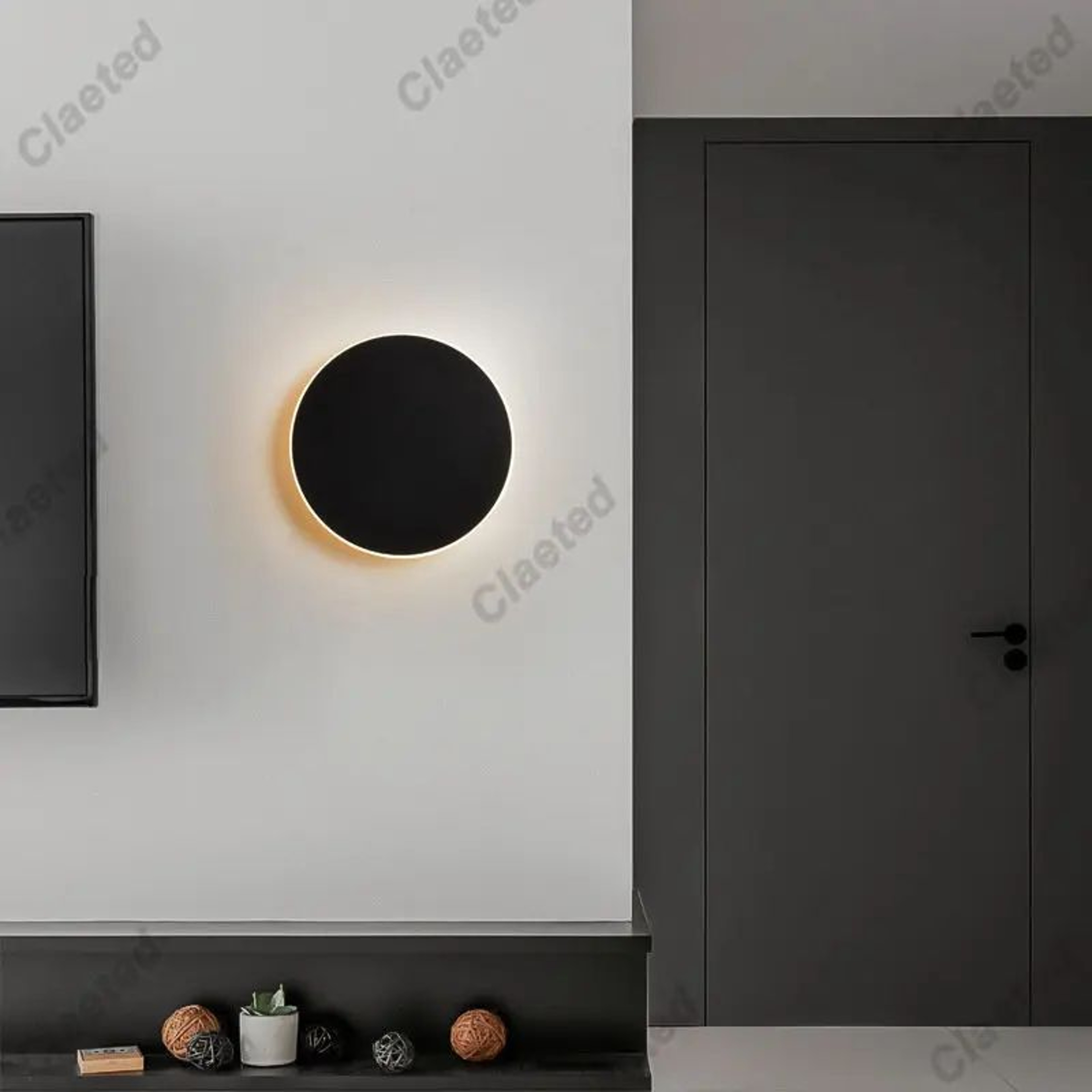 Modern Solar Eclipse LED Wall Lamp 3