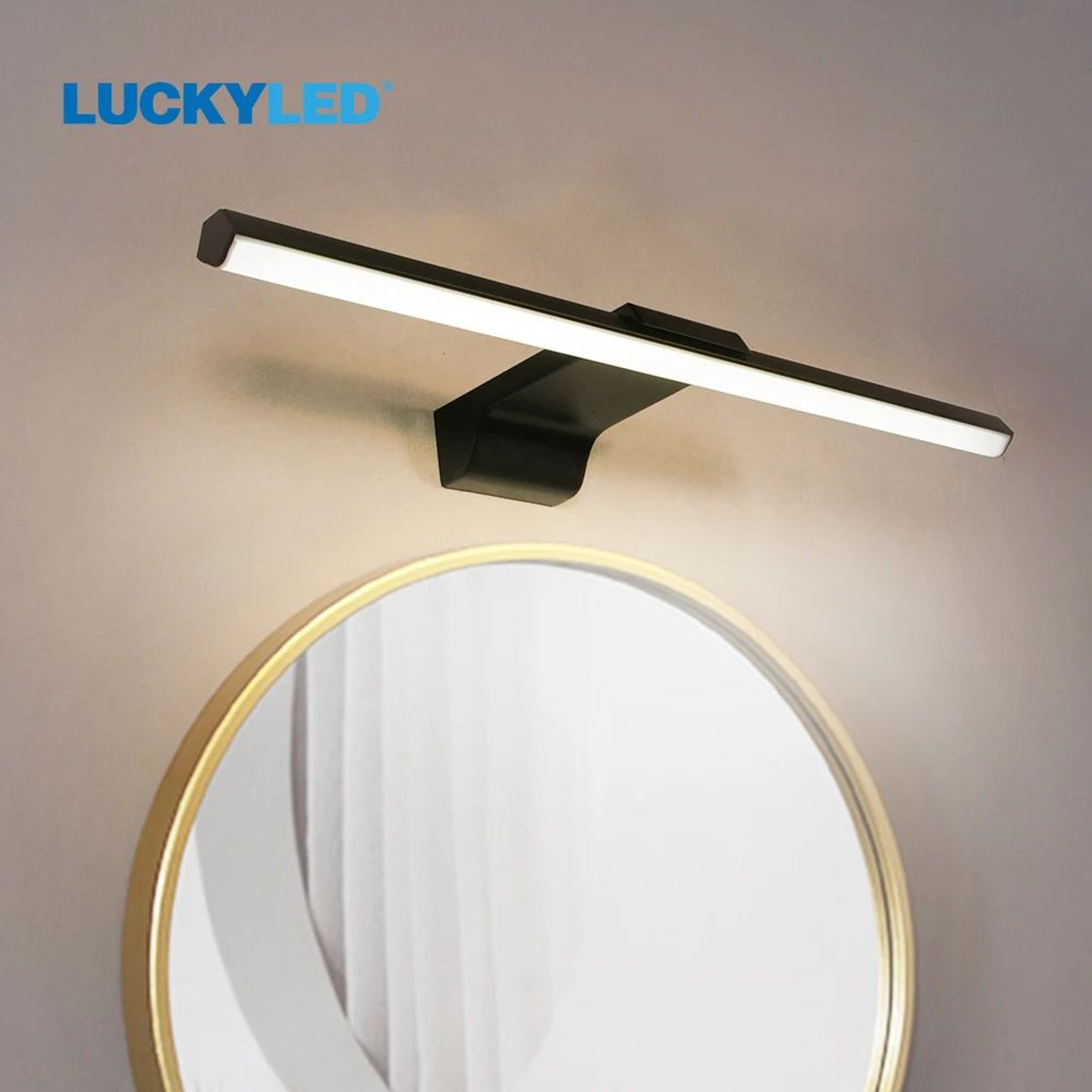 LUCKYLED 3 Color Dimmable LED Mirror Light 0
