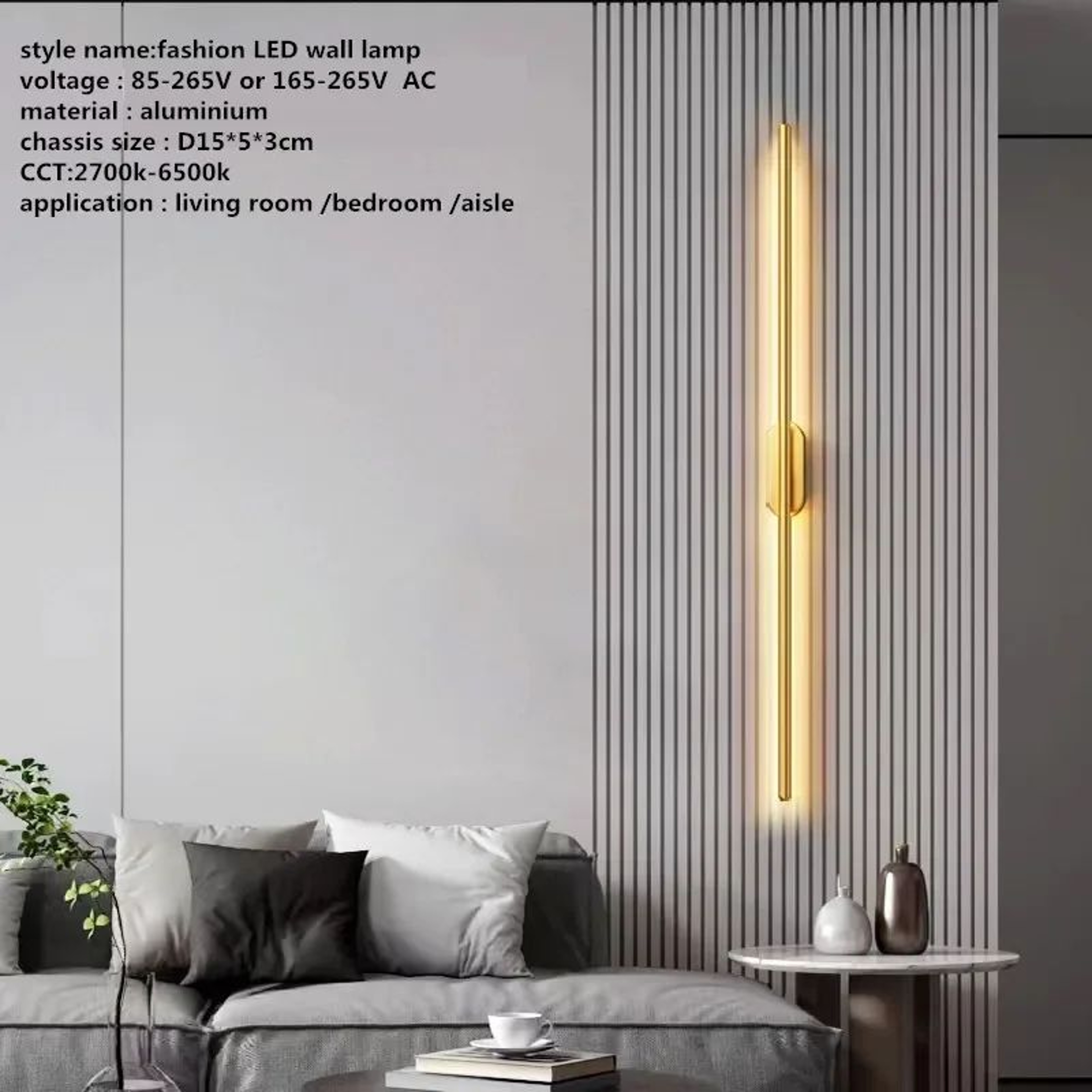 Modern Linear Tube LED Wall Sconce 11